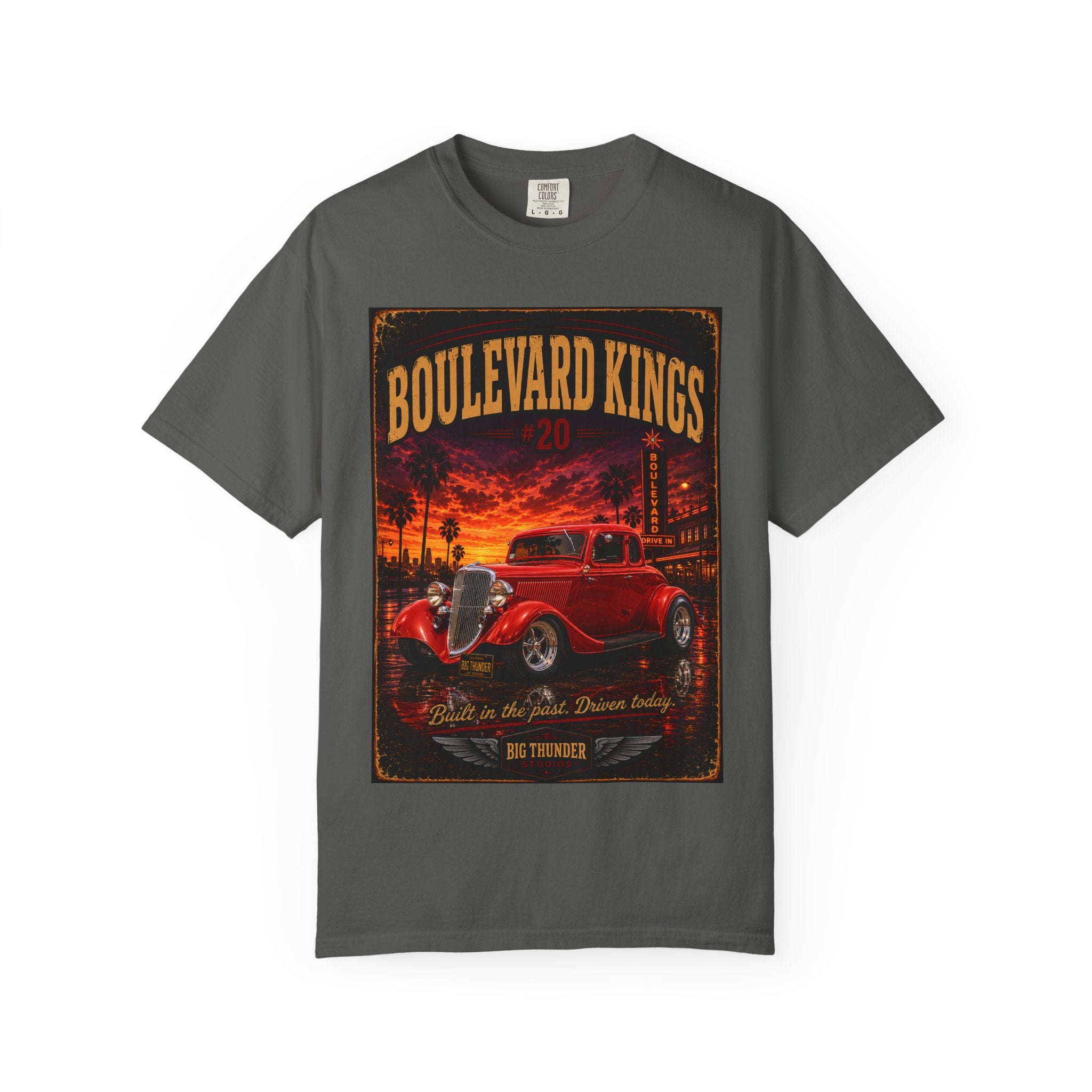 classic car shirt, muscle car shirt, lowrider shirt, car guy shirt, car dad gift, retro car shirt, race car shirt, boulevard kings #20