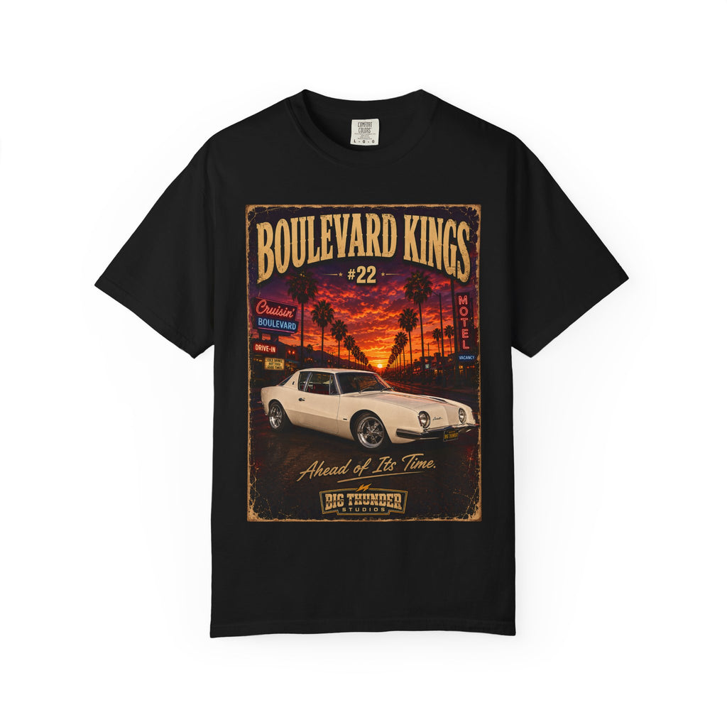 classic car shirt, muscle car shirt, lowrider shirt, car guy shirt, car dad gift, retro car shirt, race car shirt, boulevard kings #22