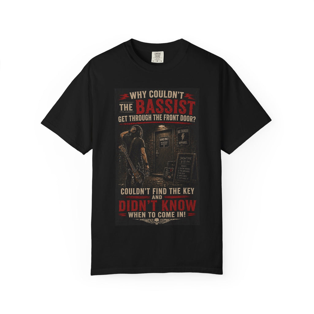 Bassist Joke T-Shirt | Musician Bass Player Funny Band Tee