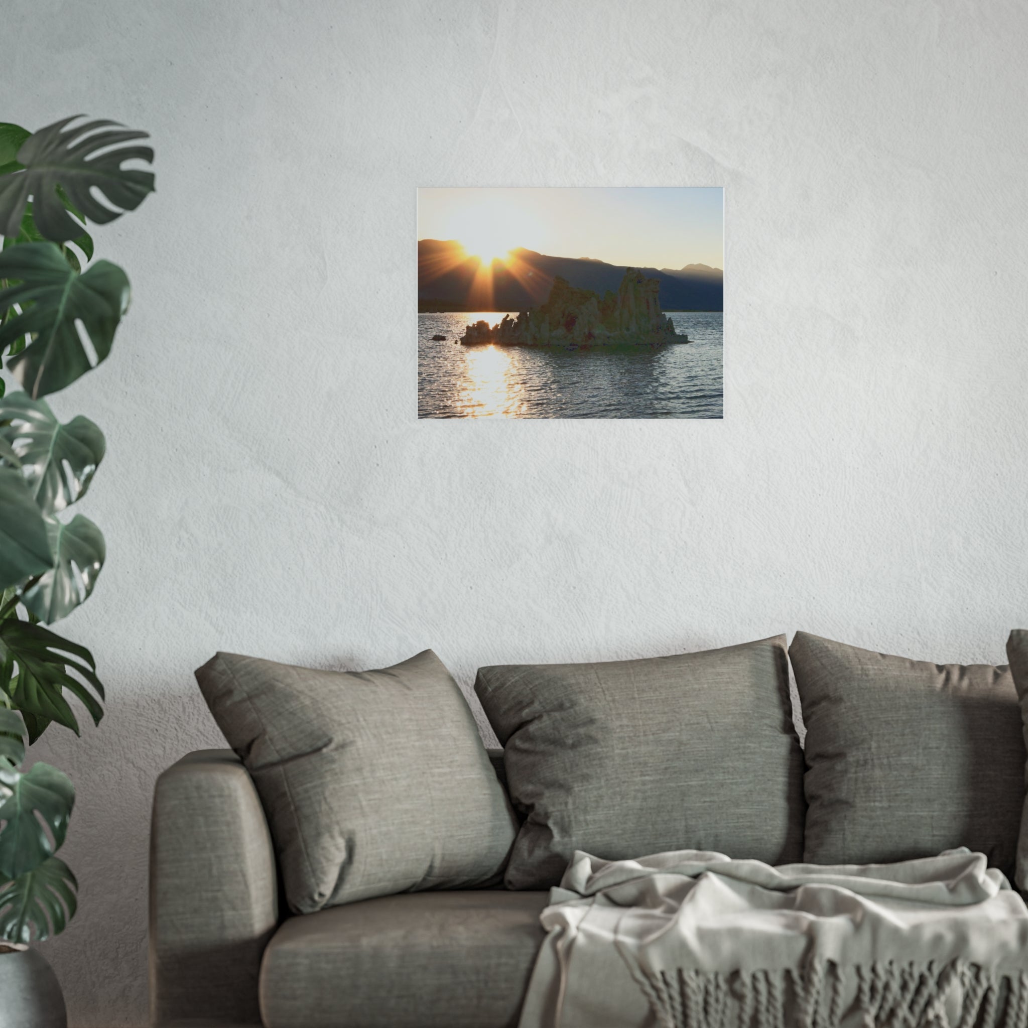 Mono Lake Sunset - Tufa Towers Landscape Photography Print - Eastern Sierra Wall Art