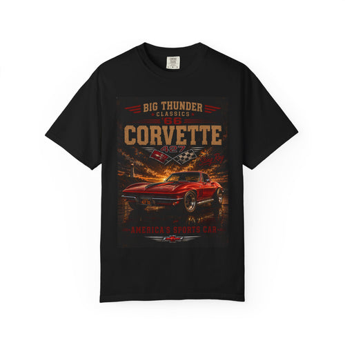 1966 Corvette 427 Sting Ray Shirt | Classic Muscle Car Tee | Big Thunder Classics | Comfort Colors