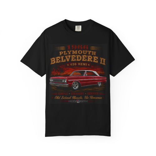 1969 Plymouth Belvedere II T-shirt | Vintage Muscle Car 426 Hemi