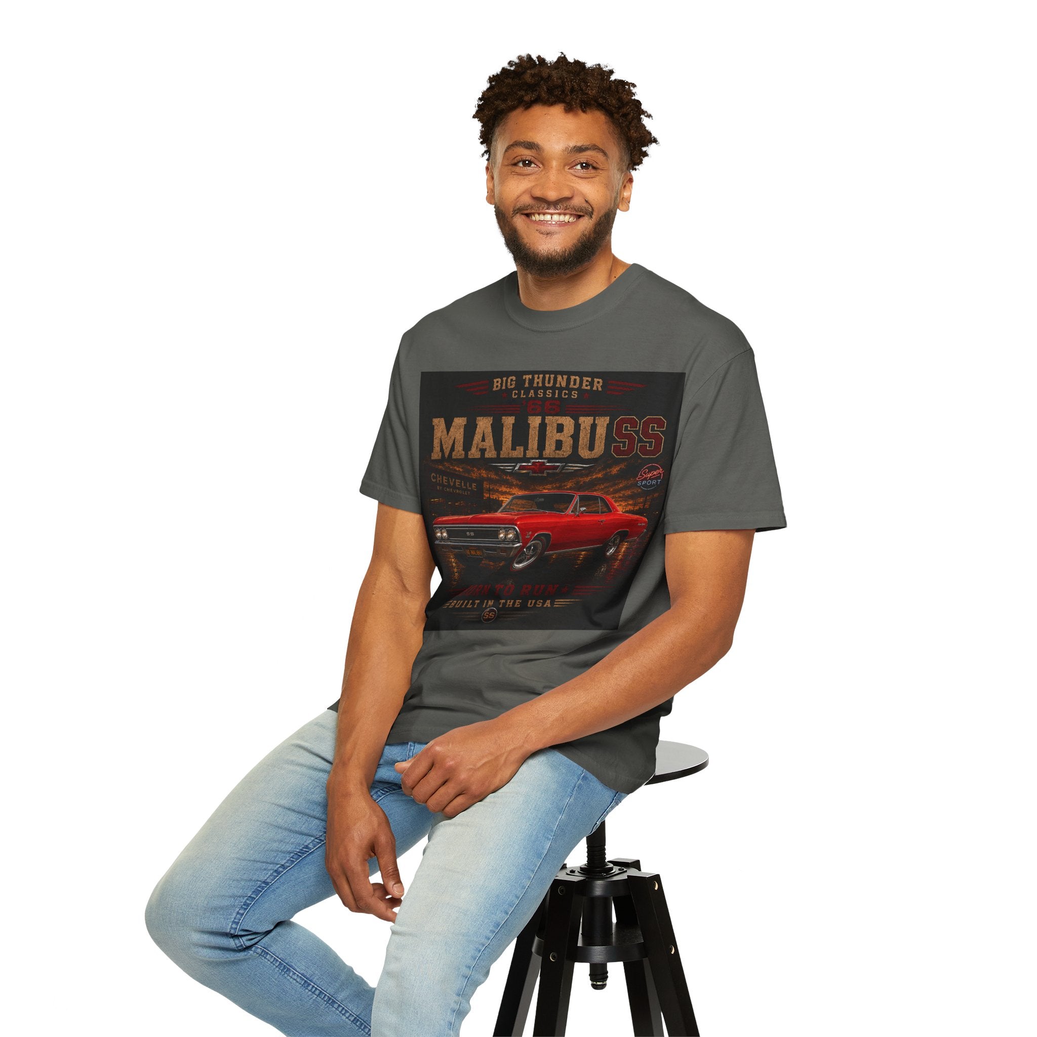 1966 Chevrolet Malibu SS | Classic Muscle Car Tee | Vintage Malibu SS Gift | Comfort Colors Graphic Tee