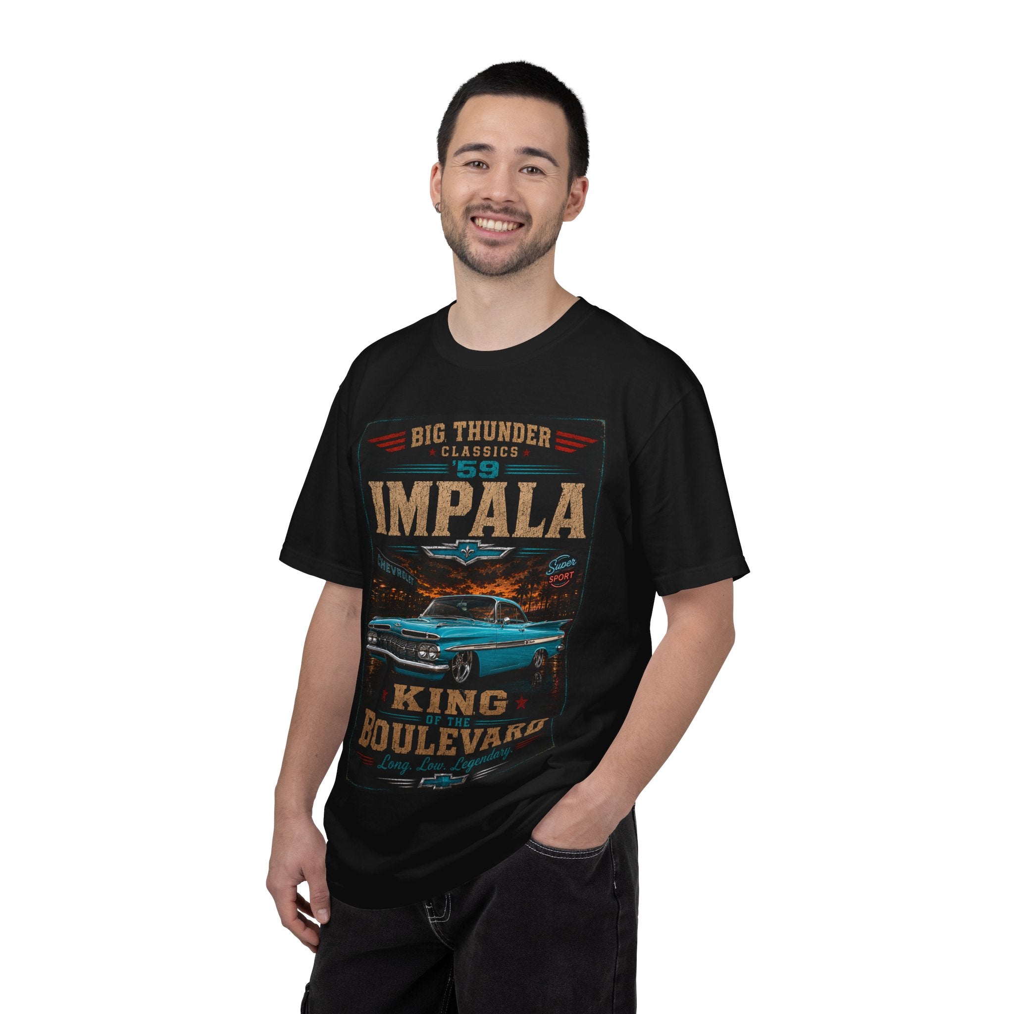 1959 Impala Classic Car T-Shirt | King Boulevard Vintage Muscle Tee