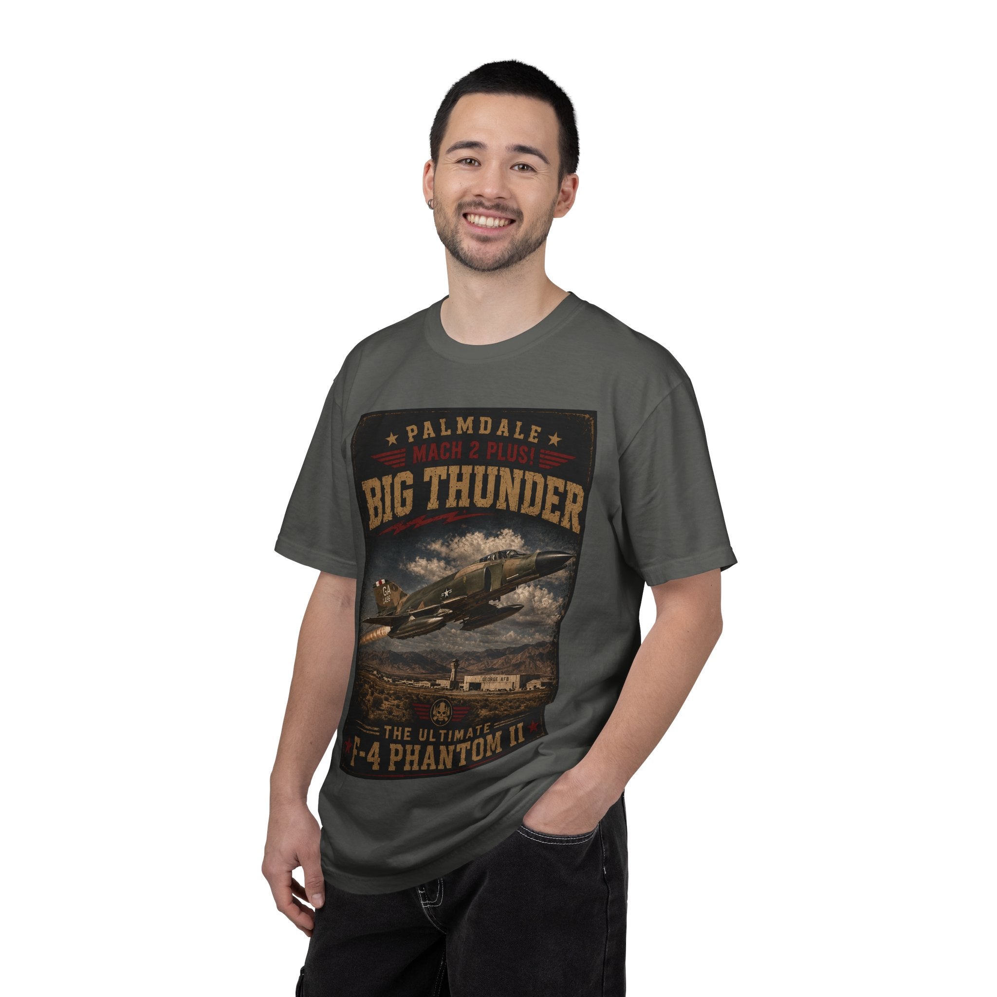 Big Thunder F-4 Phantom II T-Shirt | Vintage Military Aircraft Poster