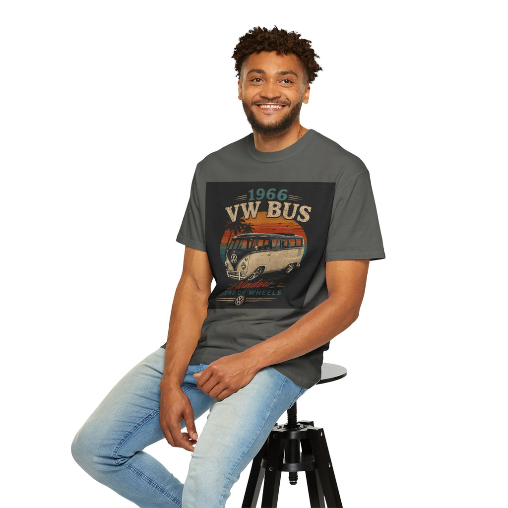 1966 VW Bus Graphic T-Shirt | 21-Window Legend on Wheels