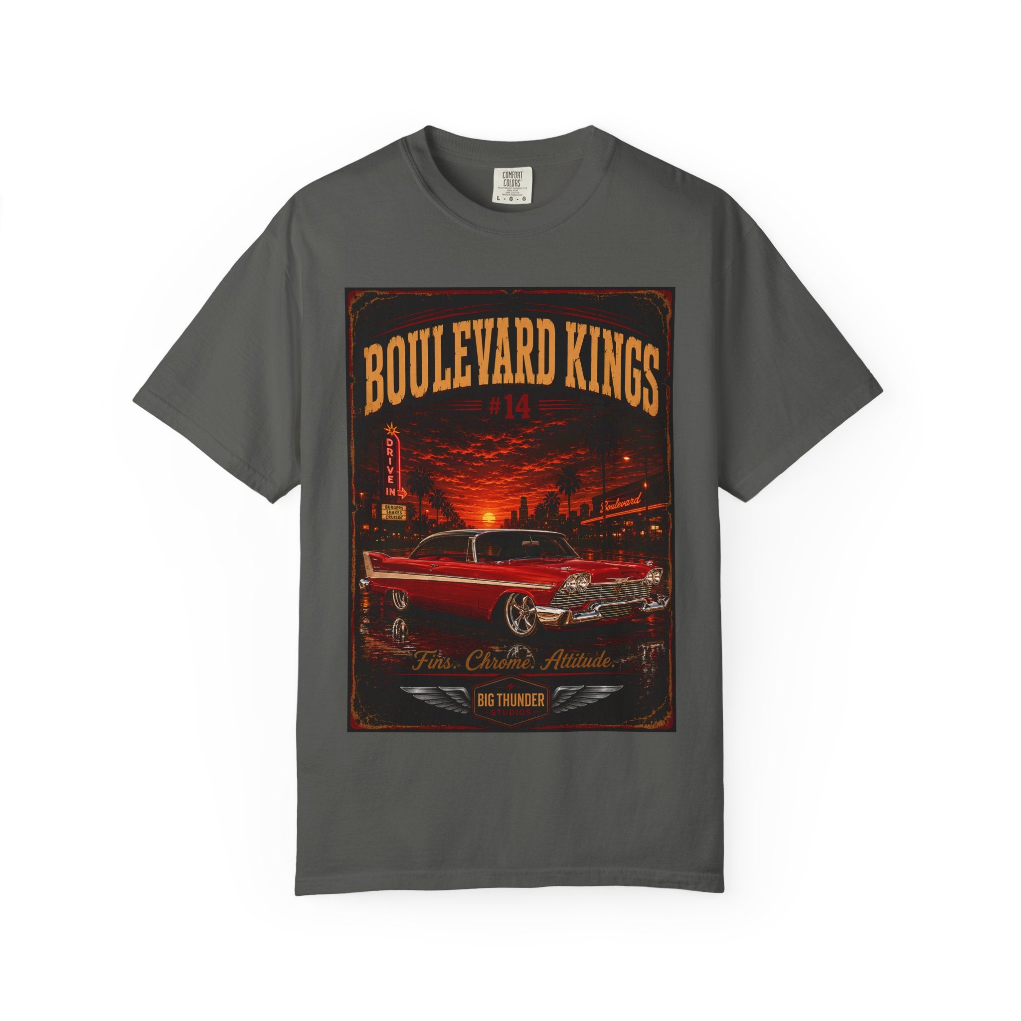 classic car shirt, muscle car shirt, lowrider shirt, car guy shirt, car dad gift, retro car shirt, race car shirt, boulevard kings #14