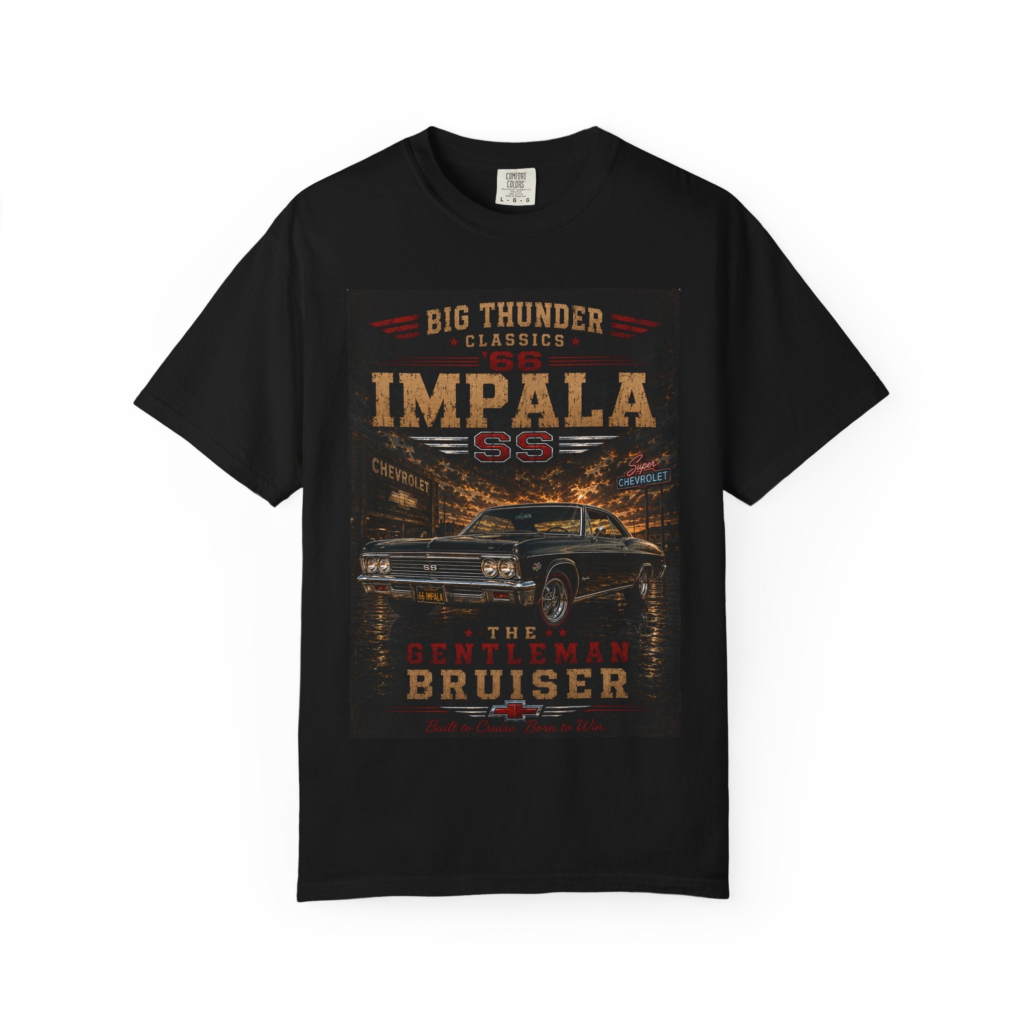 Impala SS Bruiser Classic Car T-Shirt | Vintage Muscle Car Graphic