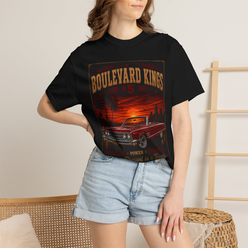 classic car shirt, muscle car shirt, lowrider shirt, car guy shirt, car dad gift, retro car shirt, race car shirt, boulevard kings #5