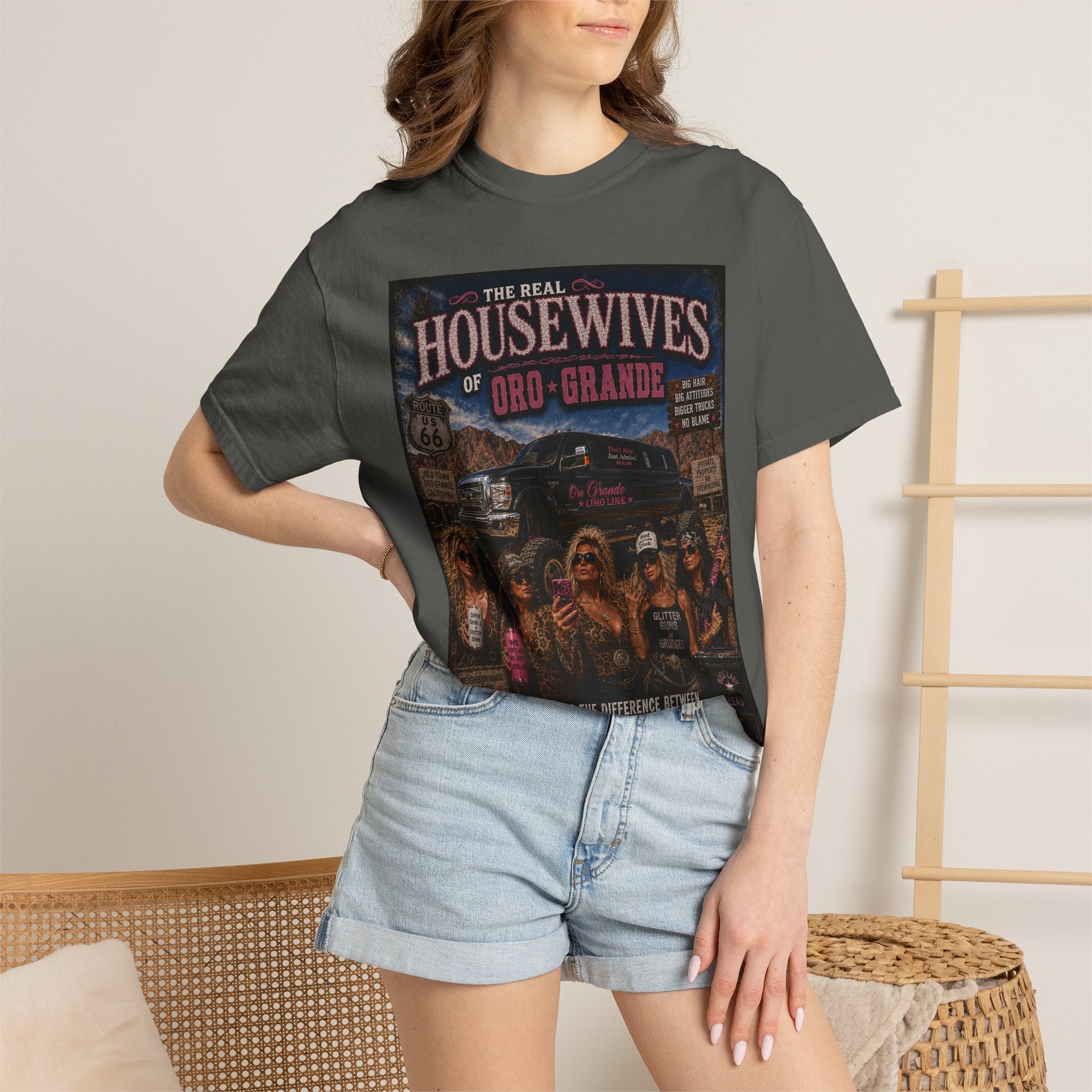 The Real Housewives Oro Grande T-shirt | Retro Cast Illustration