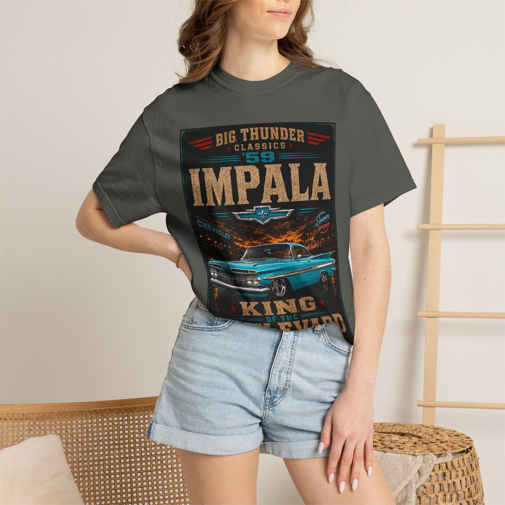 1959 Impala Classic Car T-Shirt | King Boulevard Vintage Muscle Tee