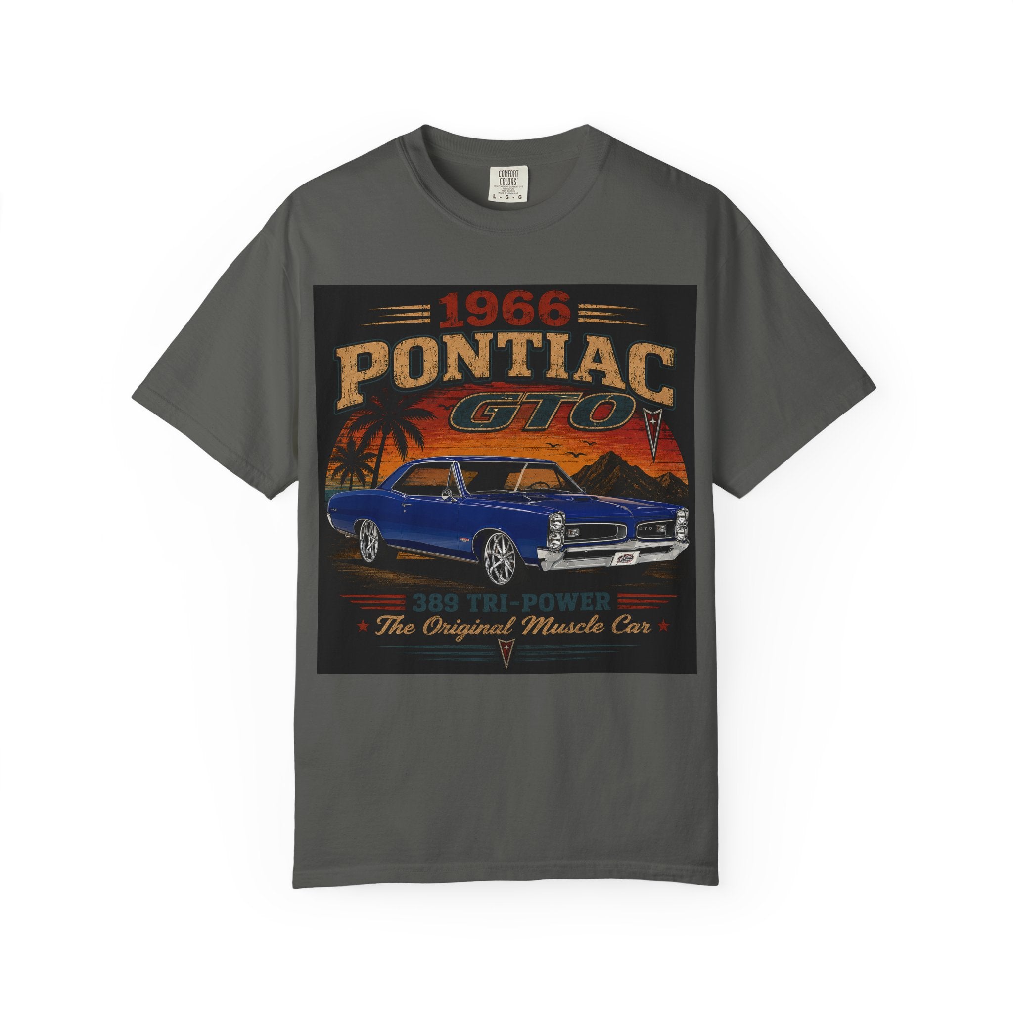 1966 Pontiac GTO Shirt | Classic Muscle Car Tee | Vintage GTO Graphic | Comfort Colors