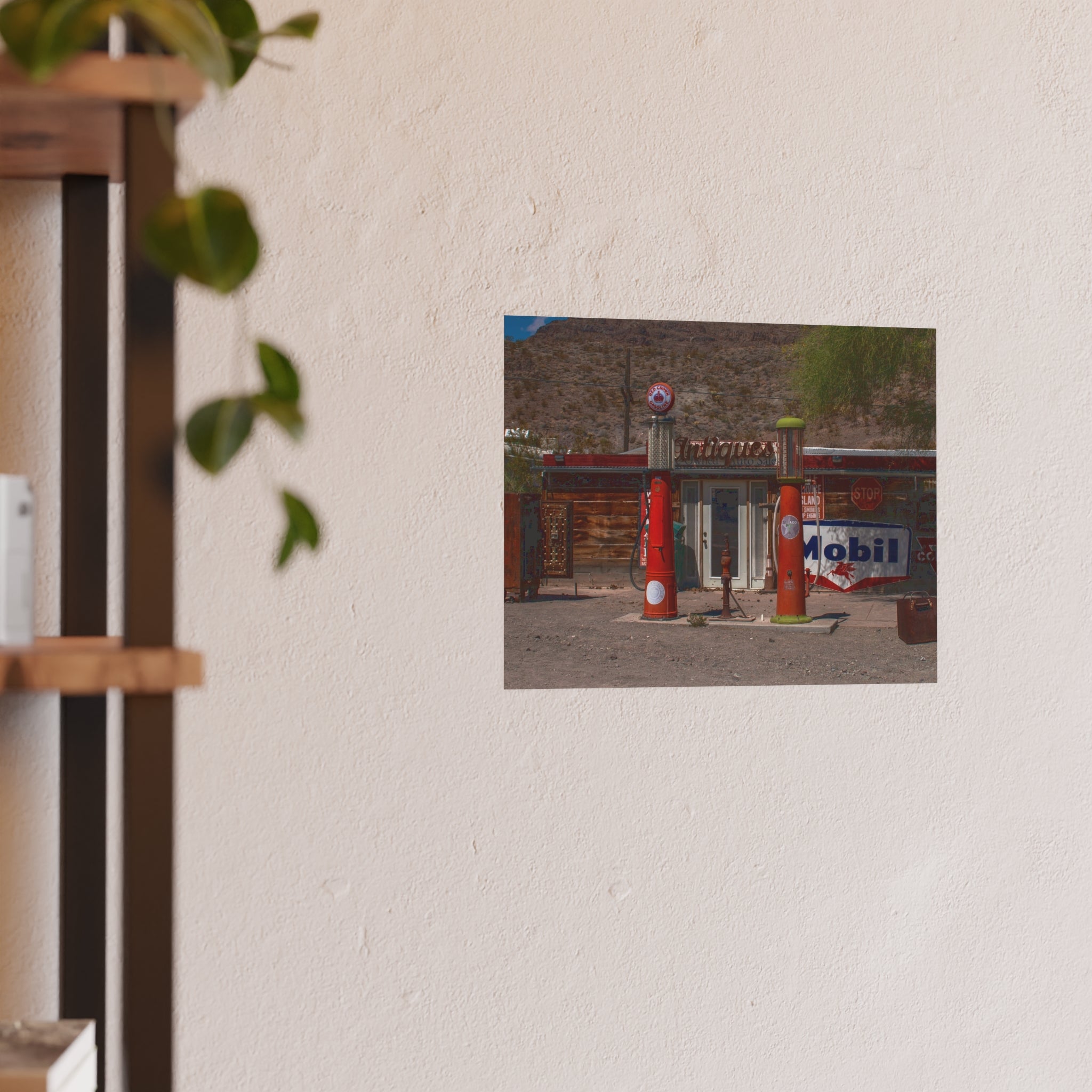 Historic Oatman Gas Station - Route 66 Arizona - Vintage Mobil Gas Pumps - Fine Art Photography Print - Americana Wall Art
