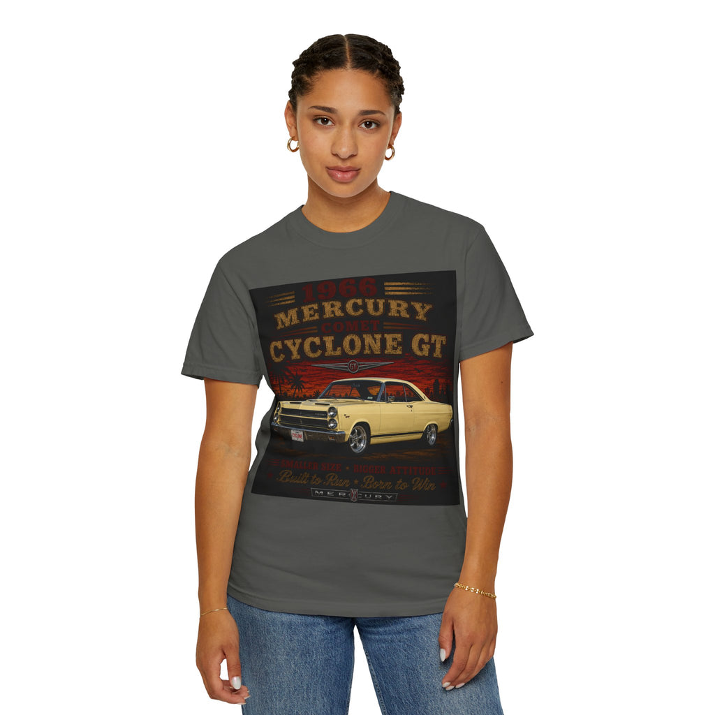 1968 Mercury Cyclone GT Vintage Car T-Shirt | Classic Muscle Car Graphic