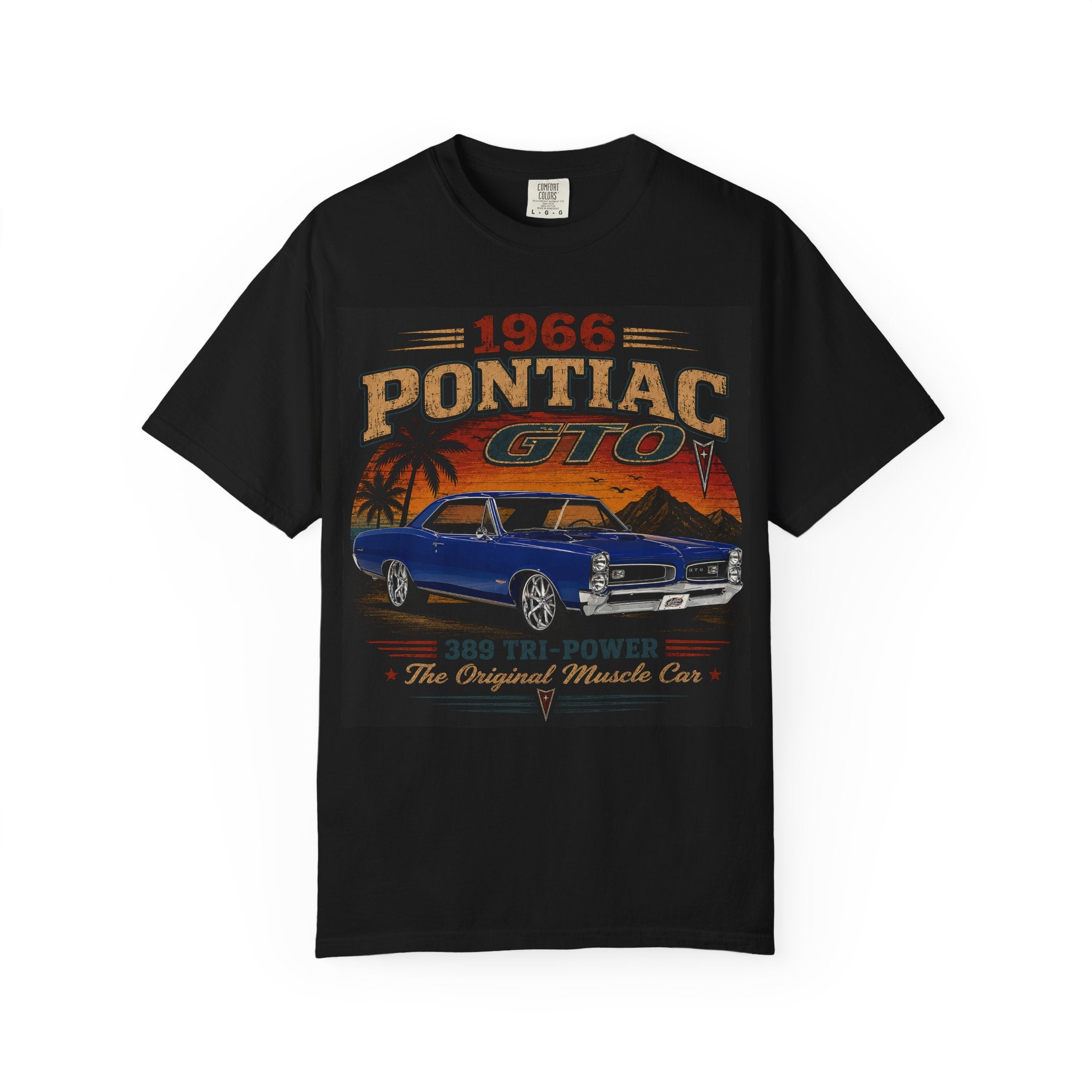 1966 Pontiac GTO Shirt | Classic Muscle Car Tee | Vintage GTO Graphic | Comfort Colors
