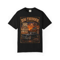 Big Thunder Route 66 Retro Car Poster T-Shirt | Vintage Road Trip Tee