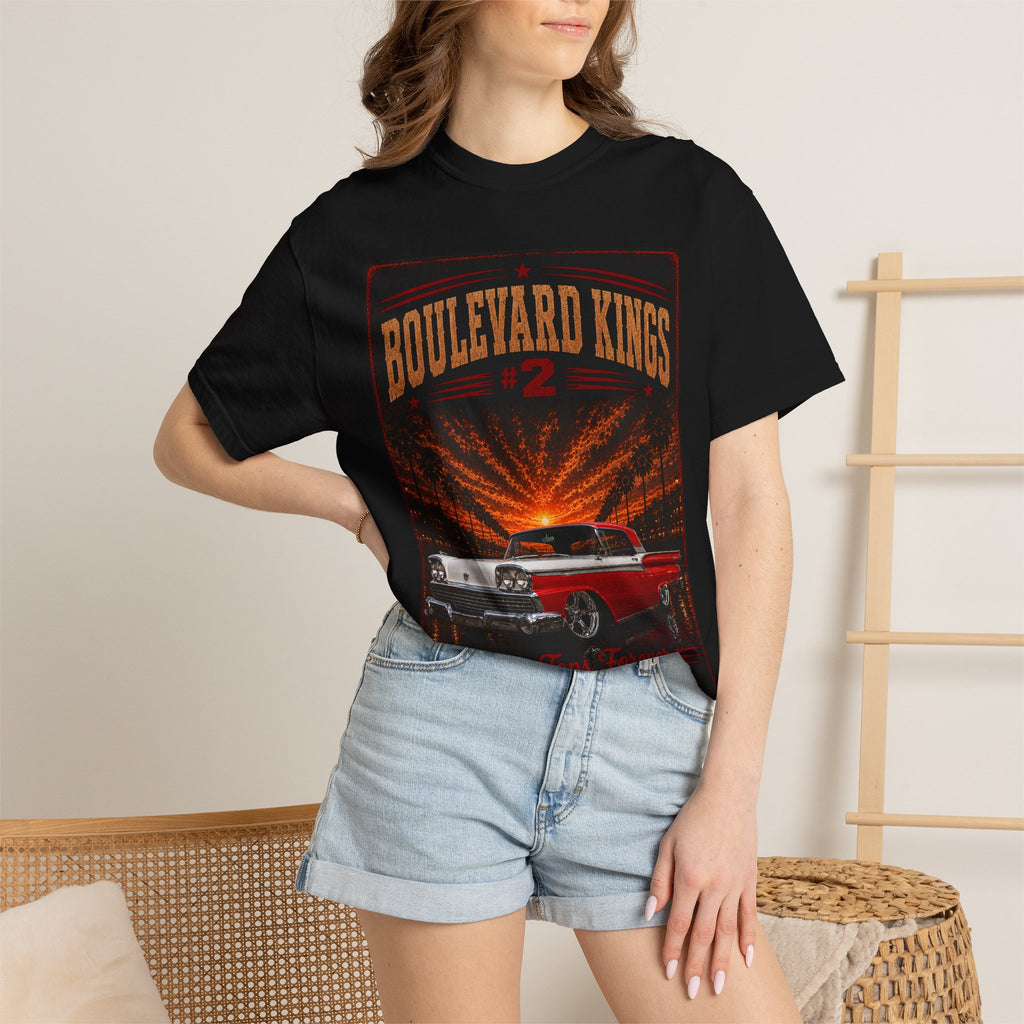 Big Thunder Boulevard Kings #2 Classic Convertible Car T-Shirt