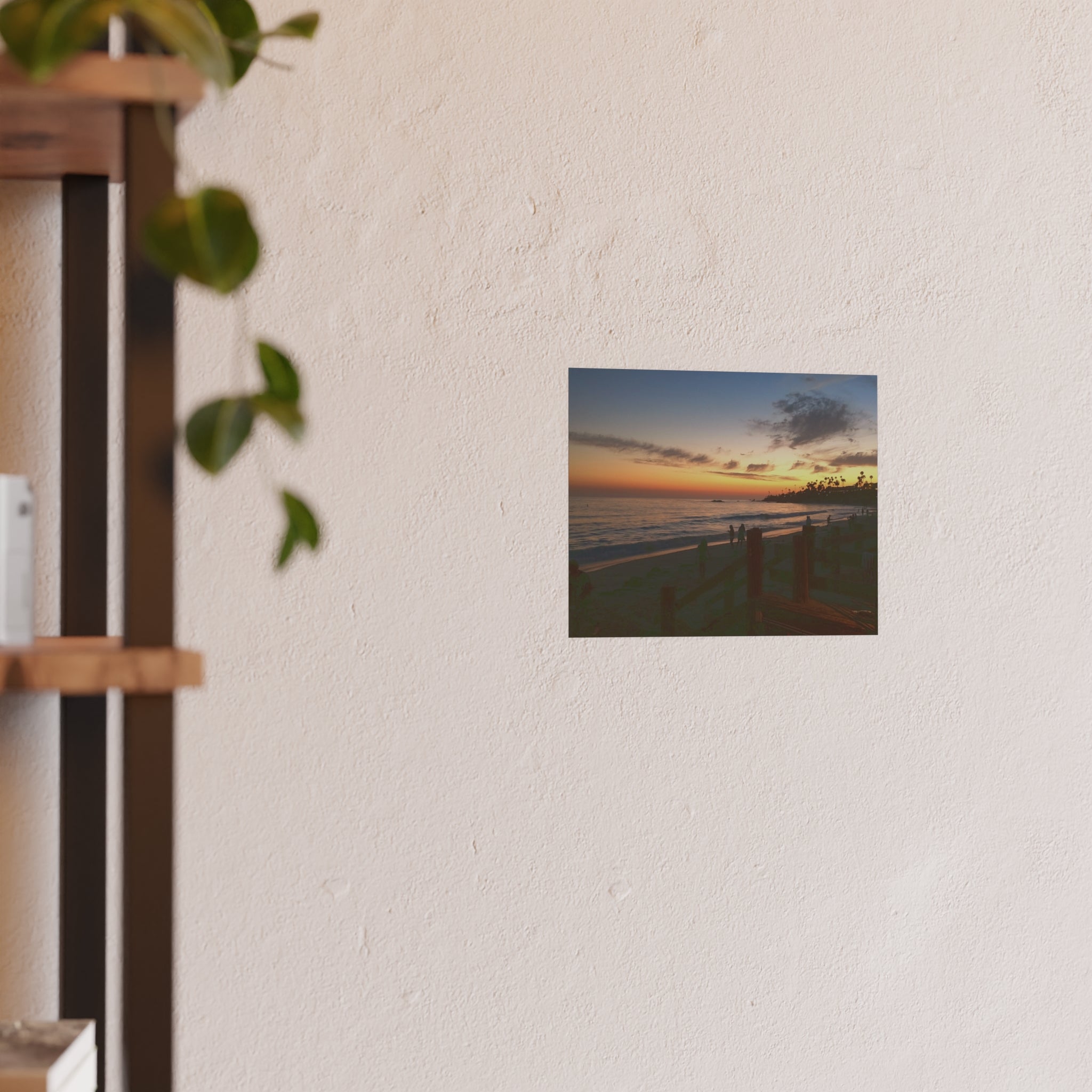 Laguna Beach Sunset - Coastal Sunset Beach Scene Poster