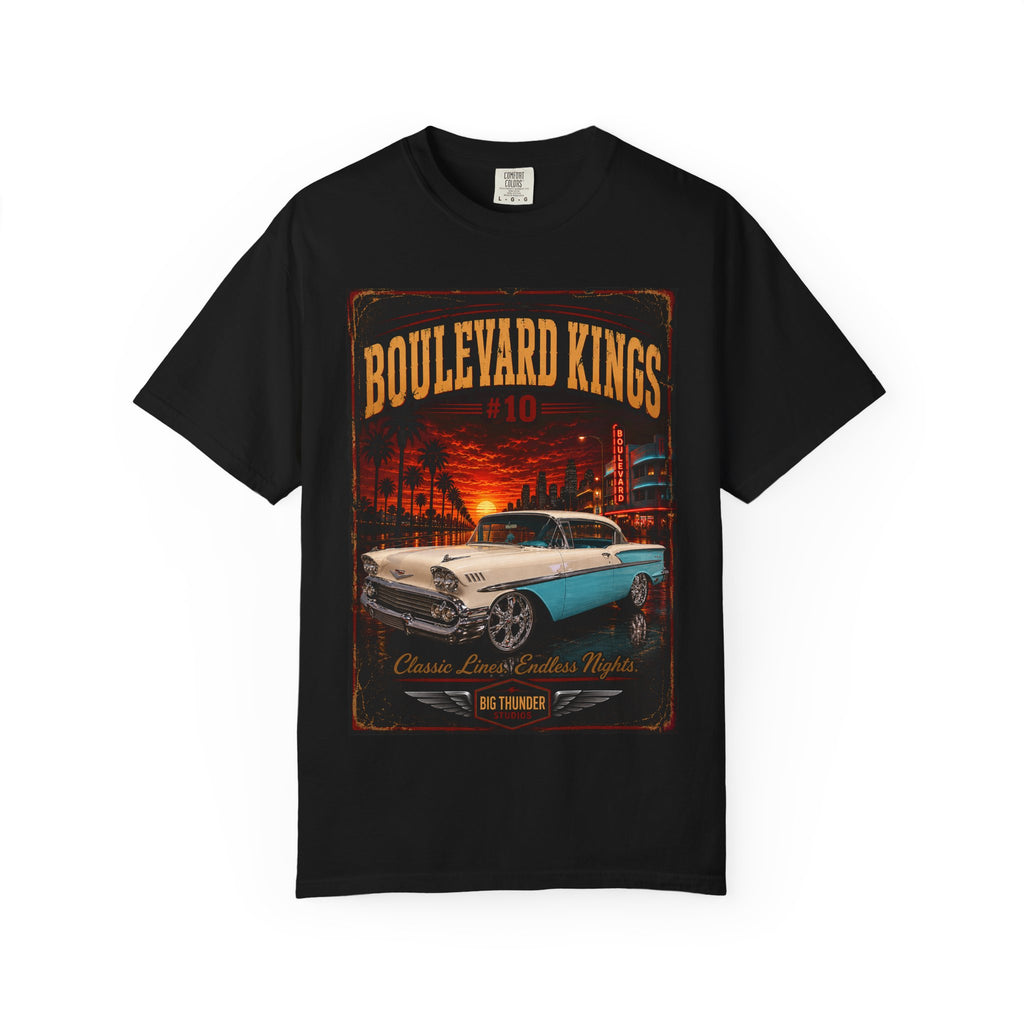 classic car shirt, muscle car shirt, lowrider shirt, car guy shirt, car dad gift, retro car shirt, race car shirt, Boulevard Kings #10