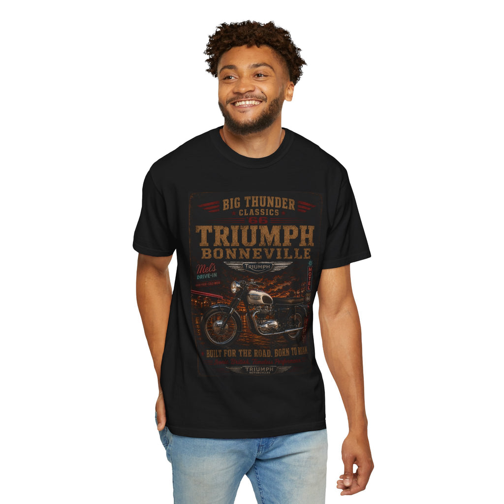 Triumph Bonneville Motorcycle Tee | Vintage Biker Graphic Shirt