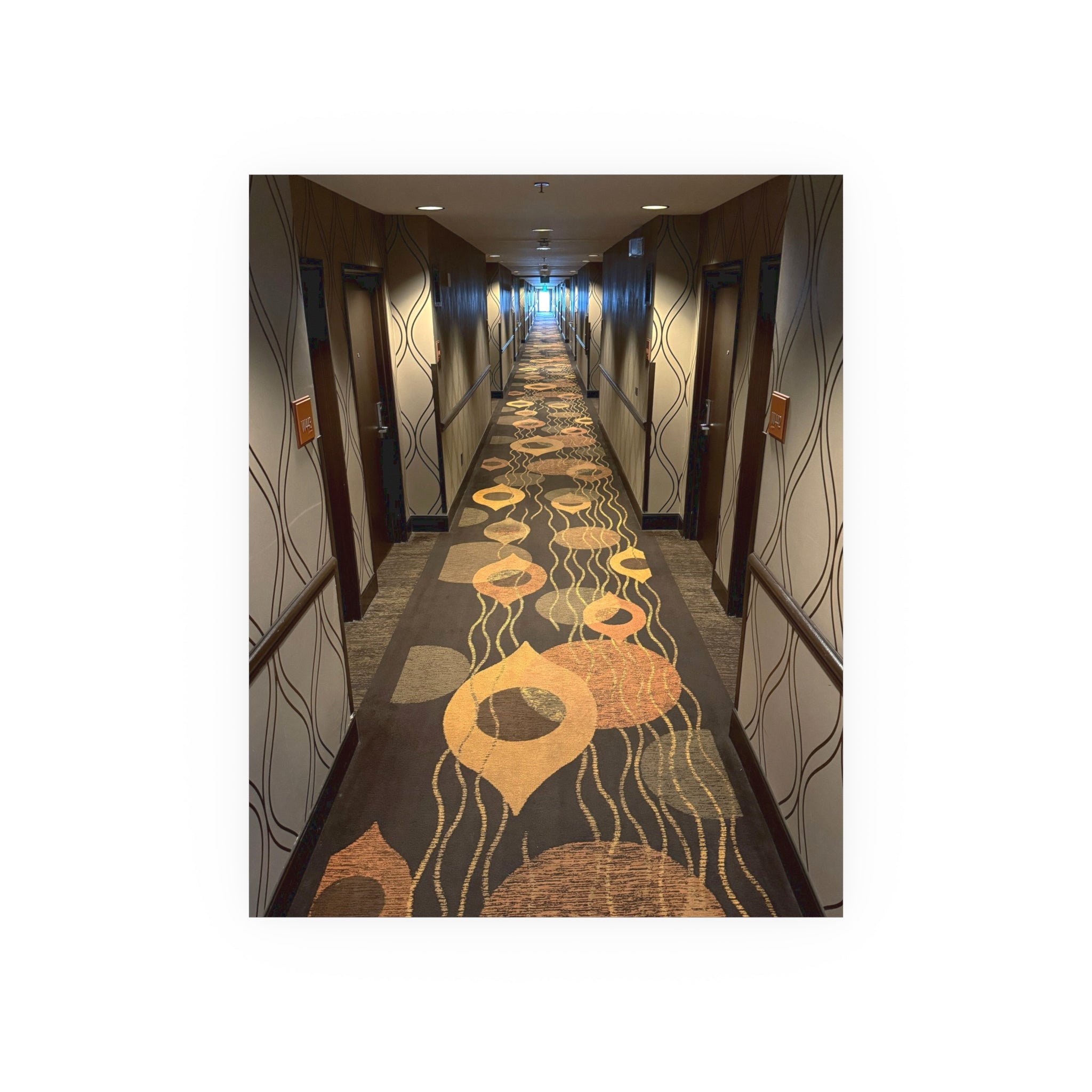 Hallway to Infinity - Abstract Hallway Photography - Fine Art Print