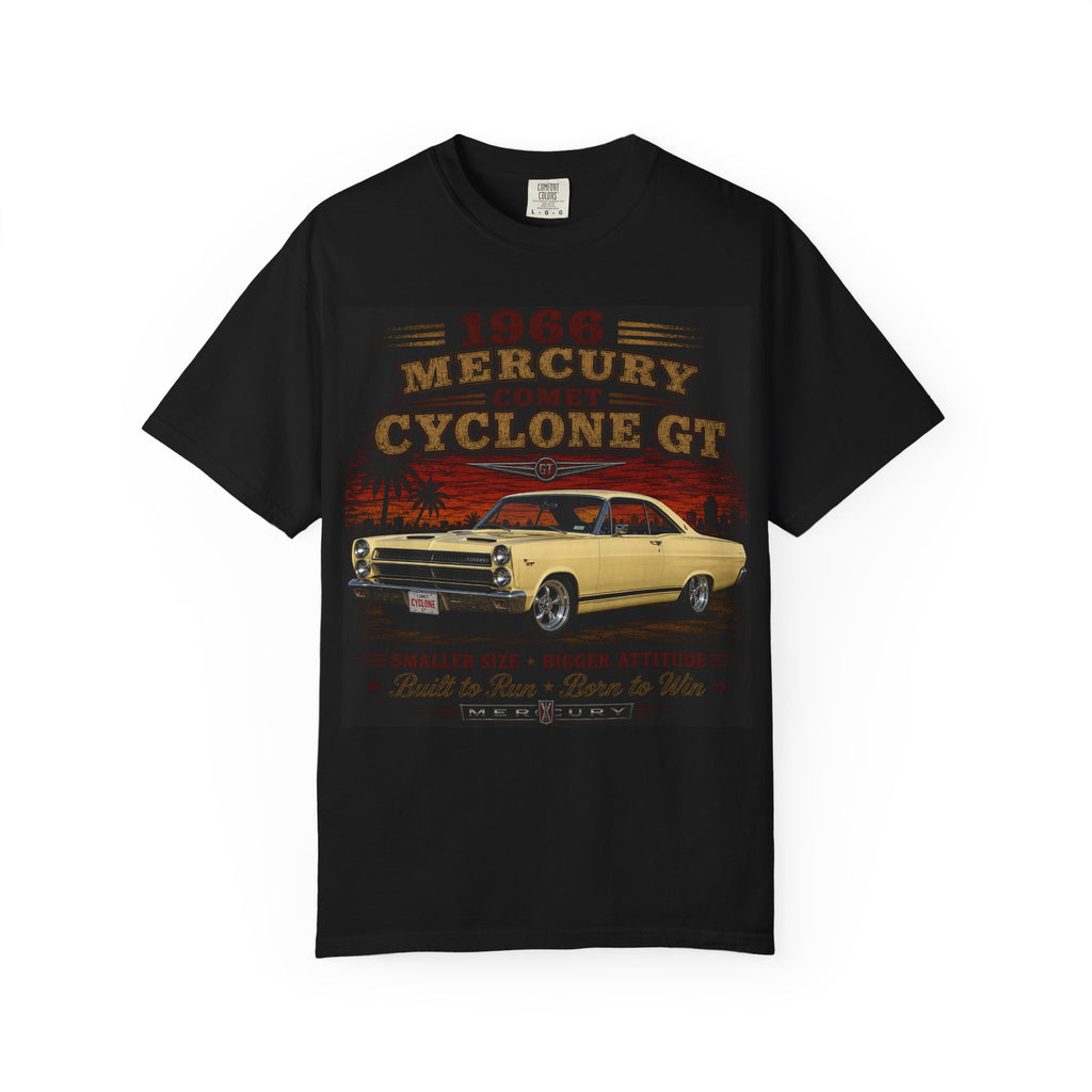 1968 Mercury Cyclone GT Vintage Car T-Shirt | Classic Muscle Car Graphic