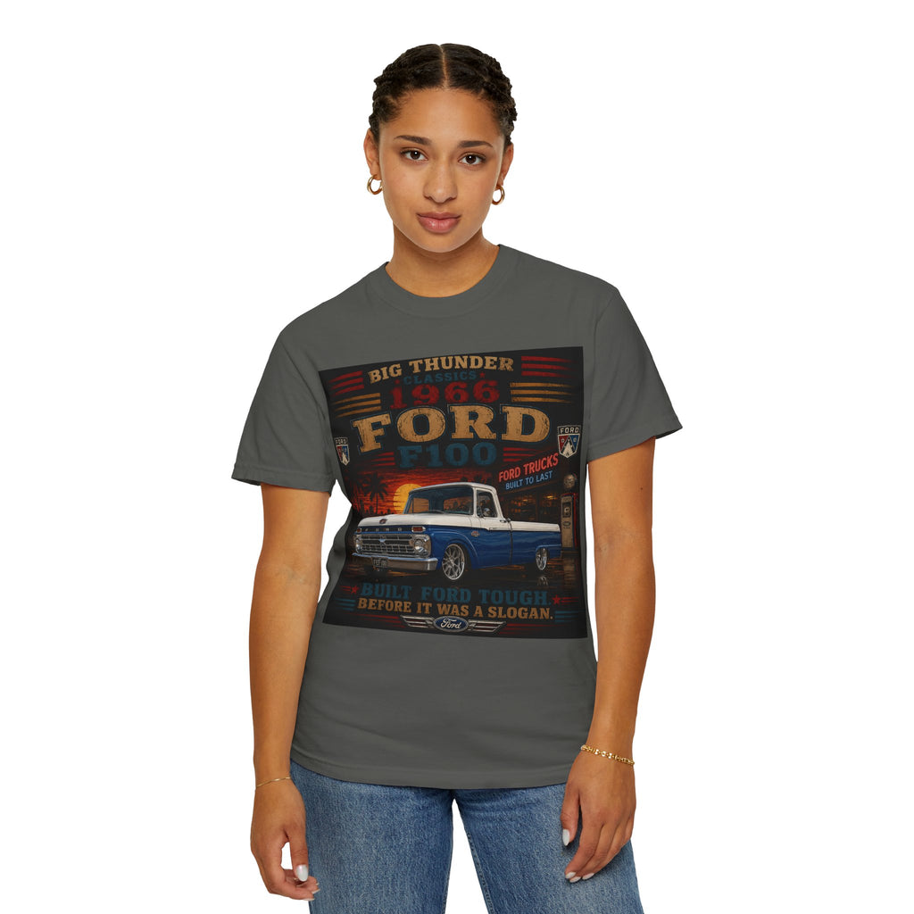 1966 Ford F100 Truck T-Shirt | Vintage Big Thunder Pickup Tee