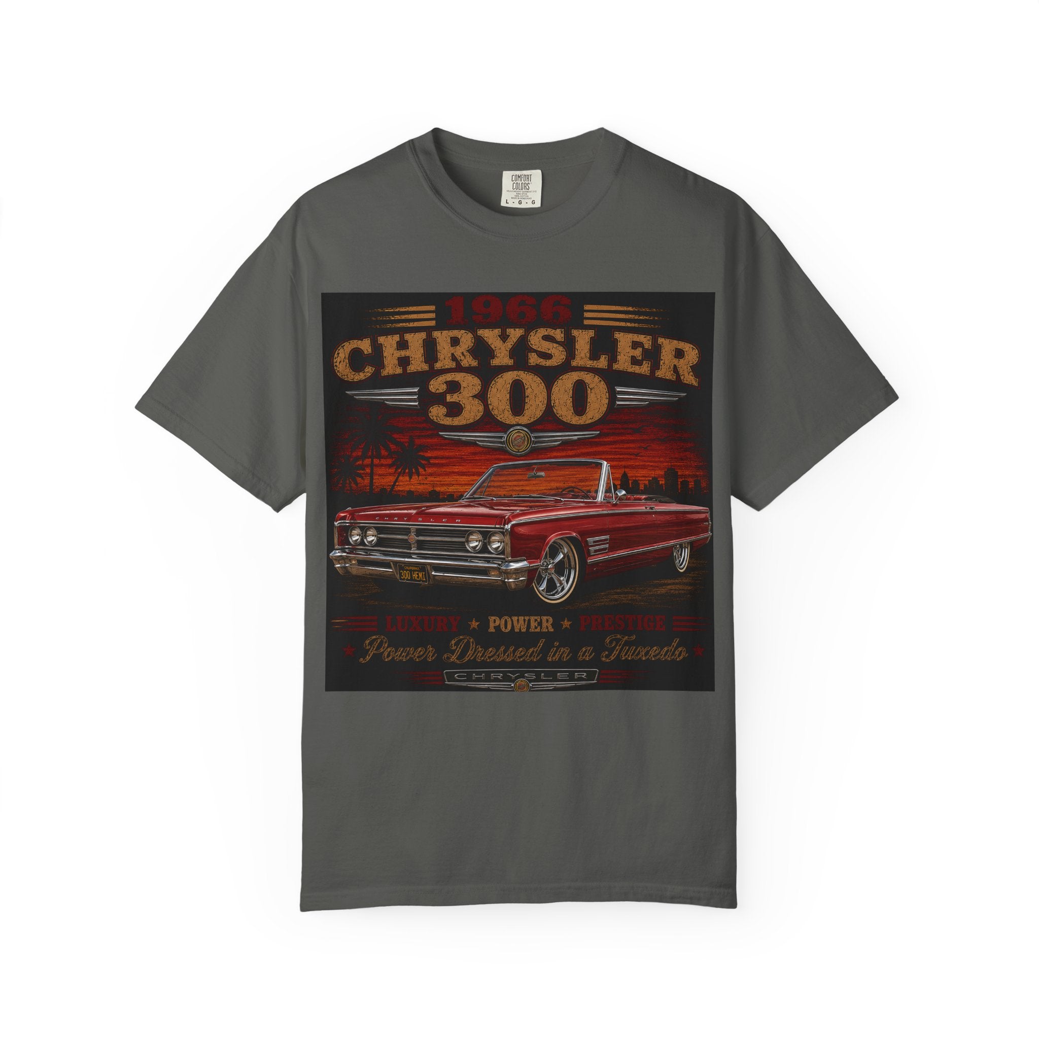 1968 Chrysler 300 Classic Car T-Shirt | Vintage Muscle Car Tee