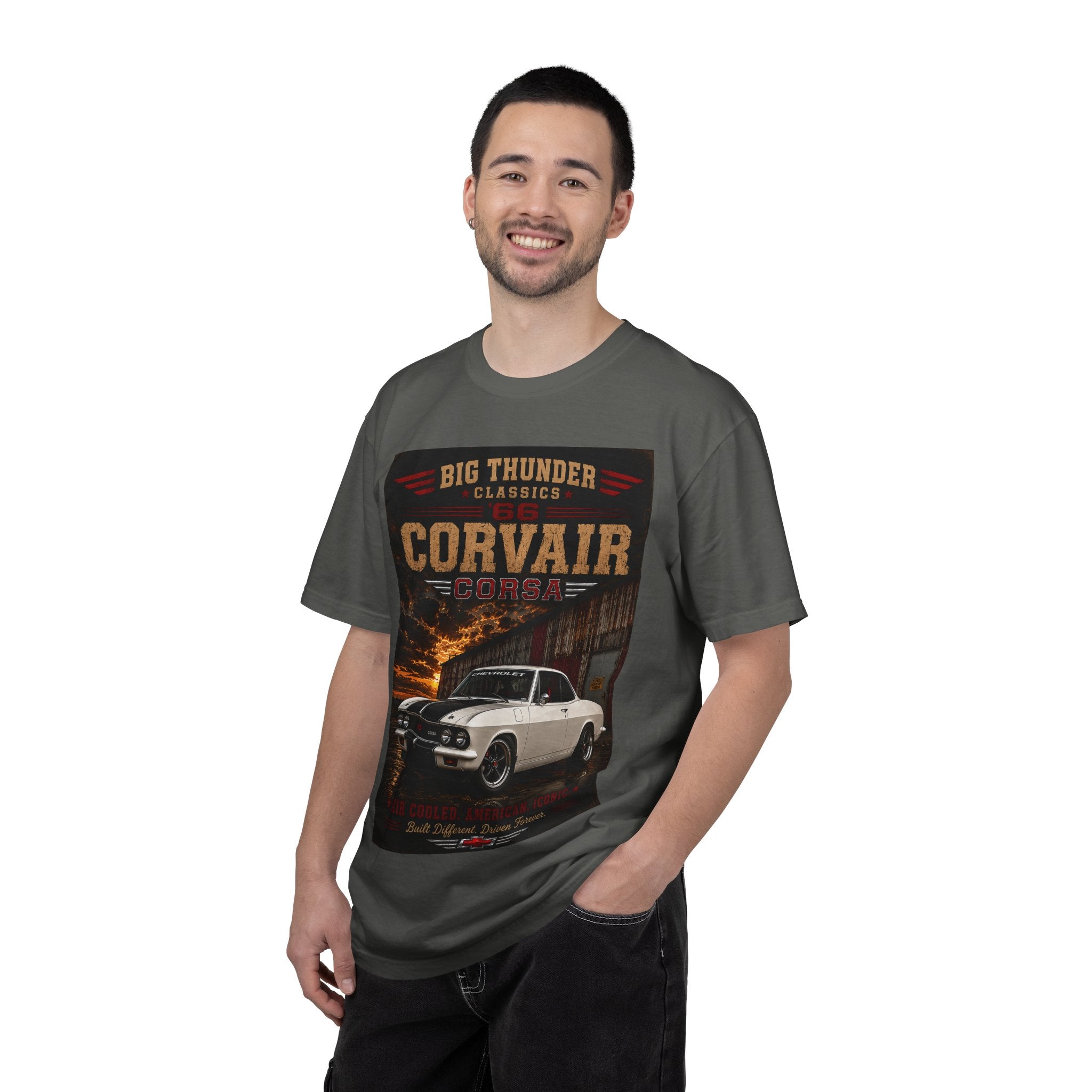 Corvair Classic Car Poster T-Shirt | Big Thunder Classics, Vintage Muscle
