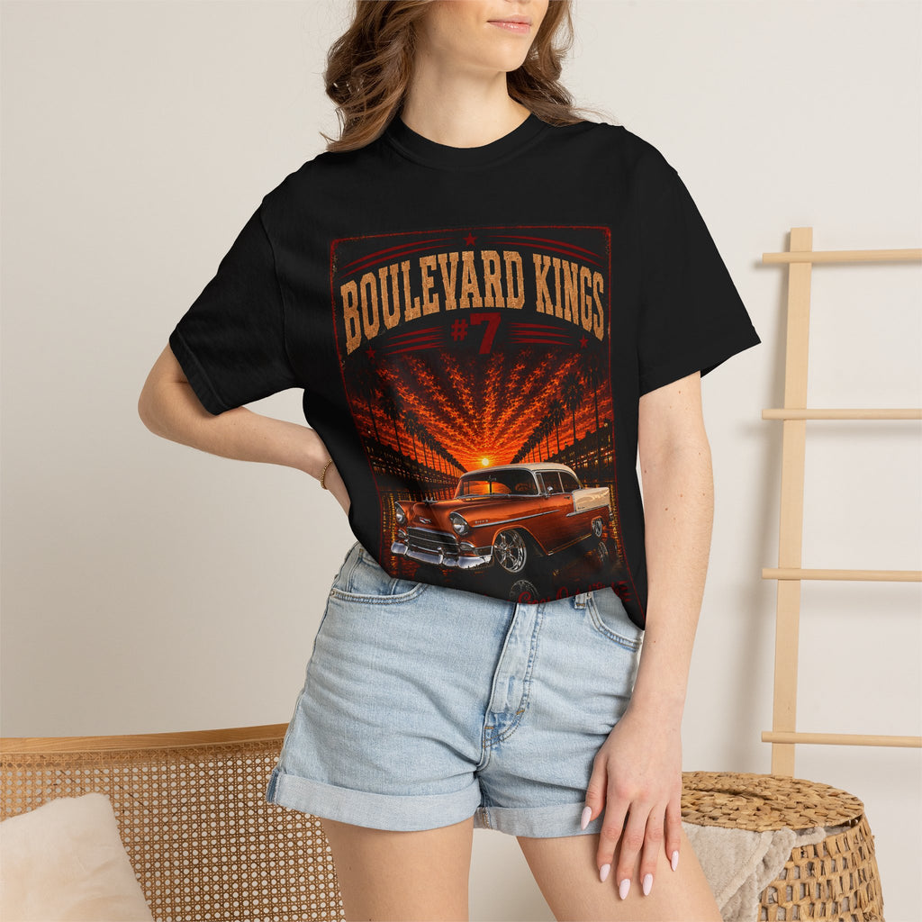 classic car shirt, muscle car shirt, lowrider shirt, car guy shirt, car dad gift, retro car shirt, race car shirt, boulevard kings #7