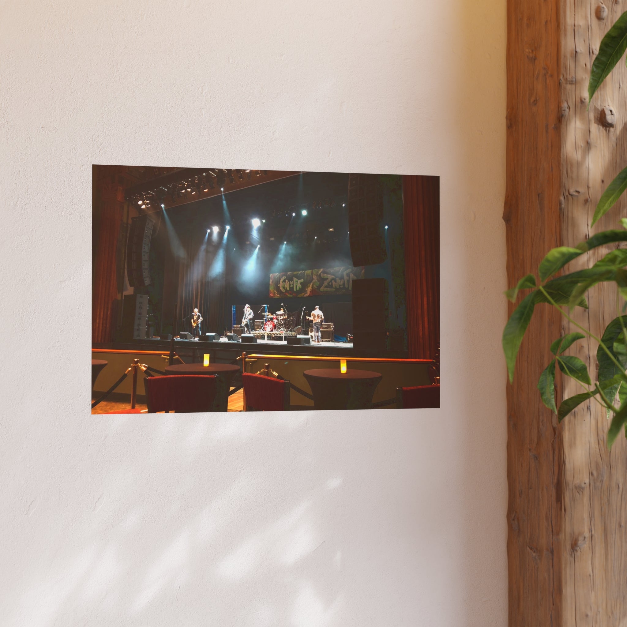 Enuf Z'Nuf at the Wiltern Theatre sound check - Signed Fine Art Print