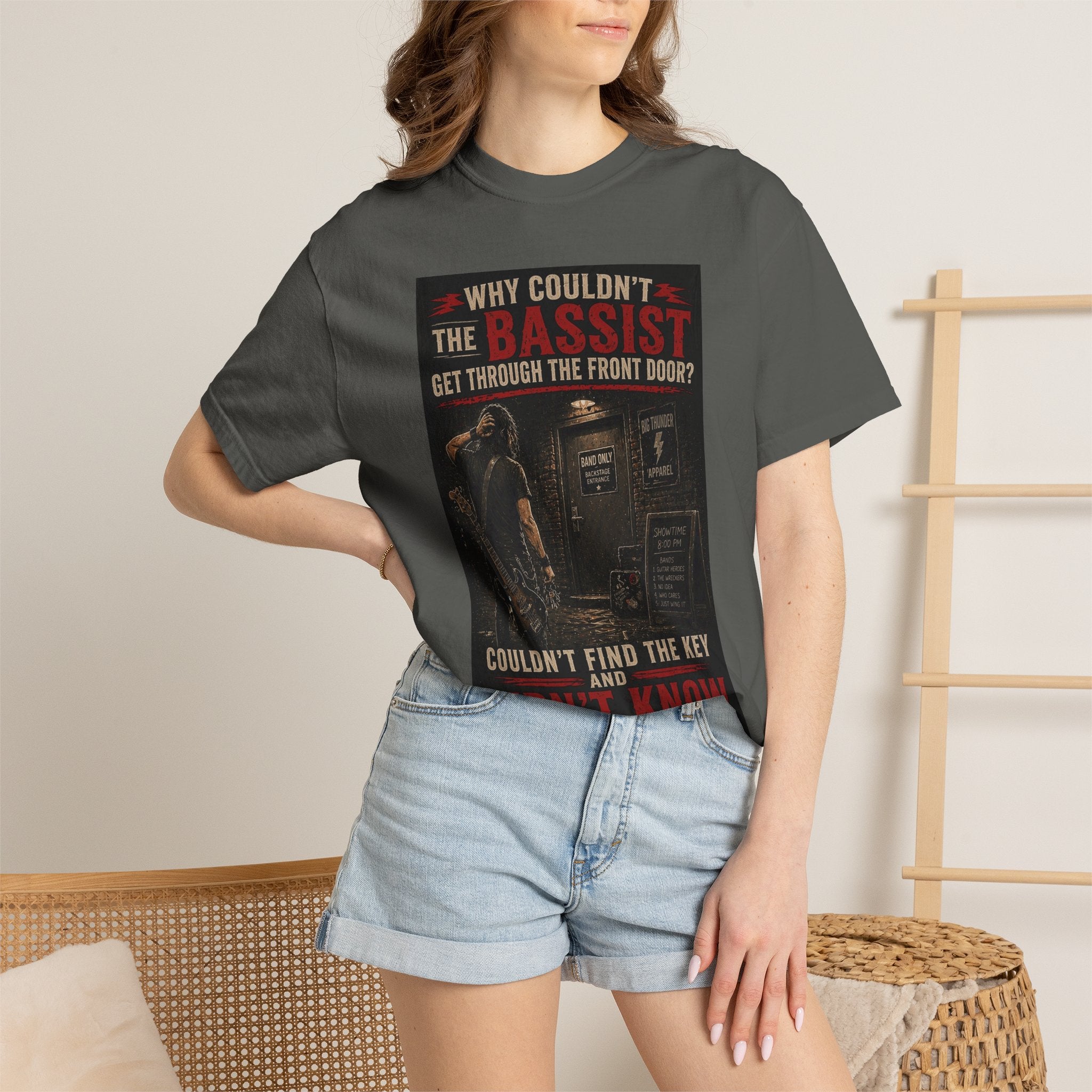 Bassist Joke T-Shirt | Musician Bass Player Funny Band Tee