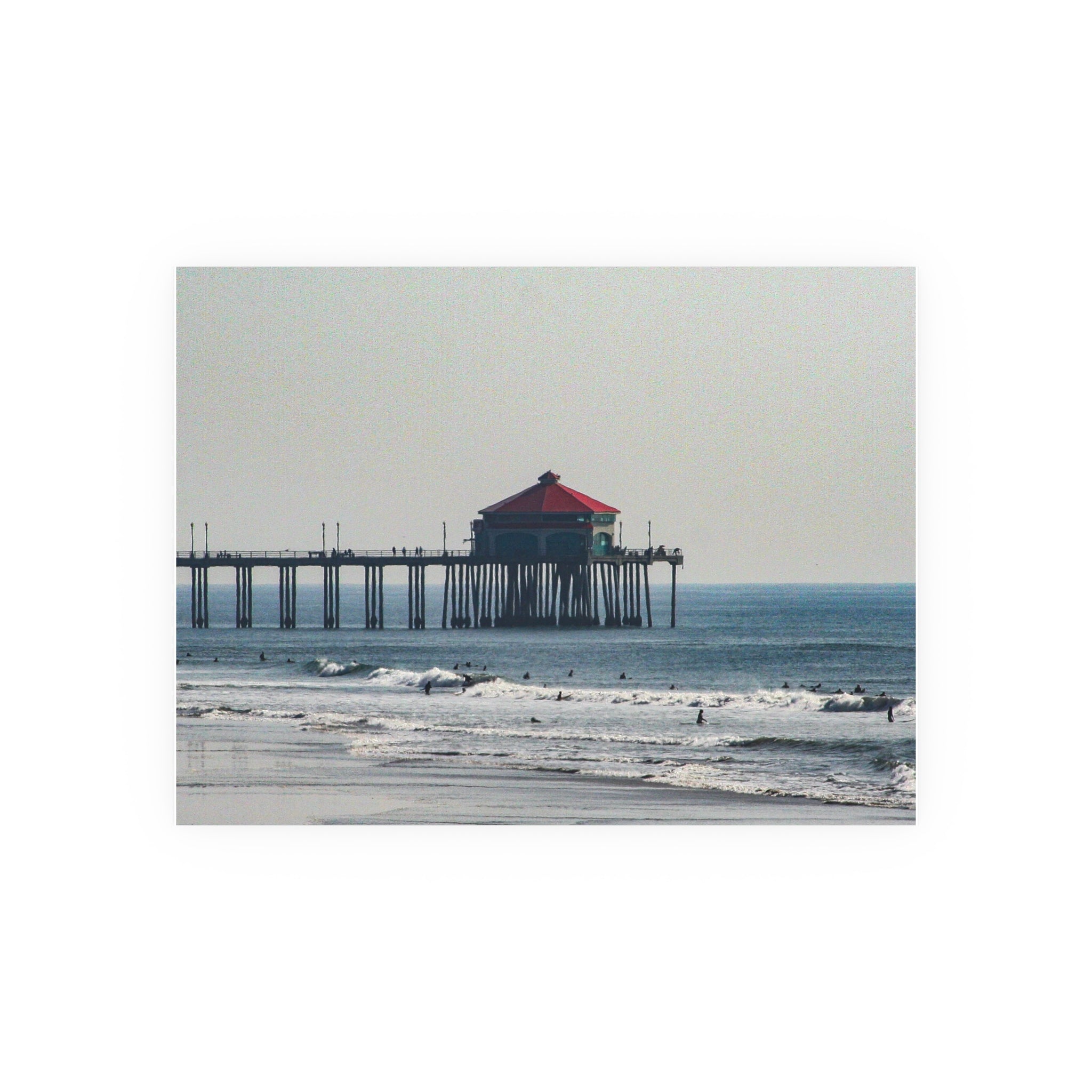 Huntington Beach Pier Photography Print - California Coastal Wall Art