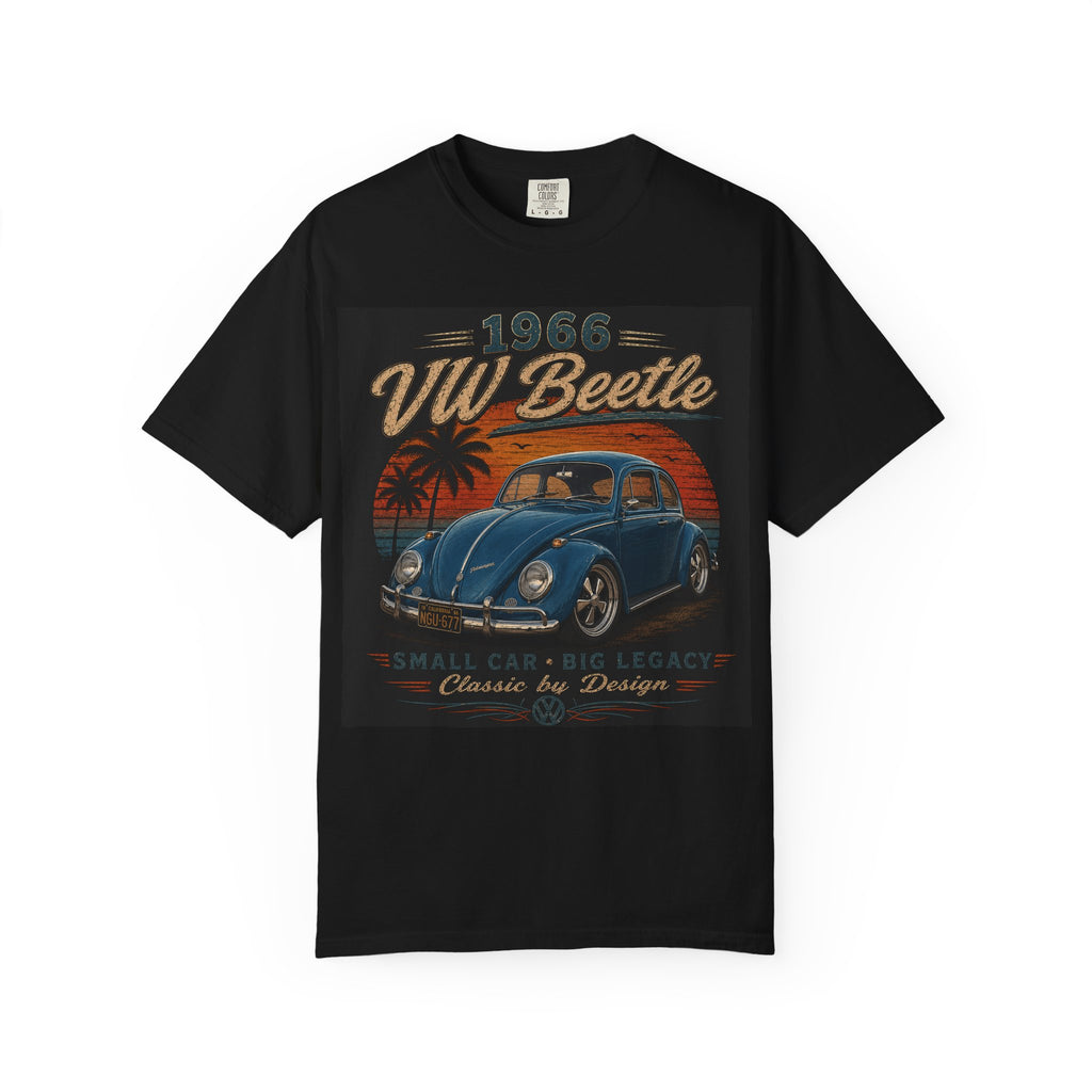 1966 VW Beetle T-Shirt | Classic Volkswagen Bug Tee | Vintage Air-Cooled Beetle Shirt | Big Thunder Classics