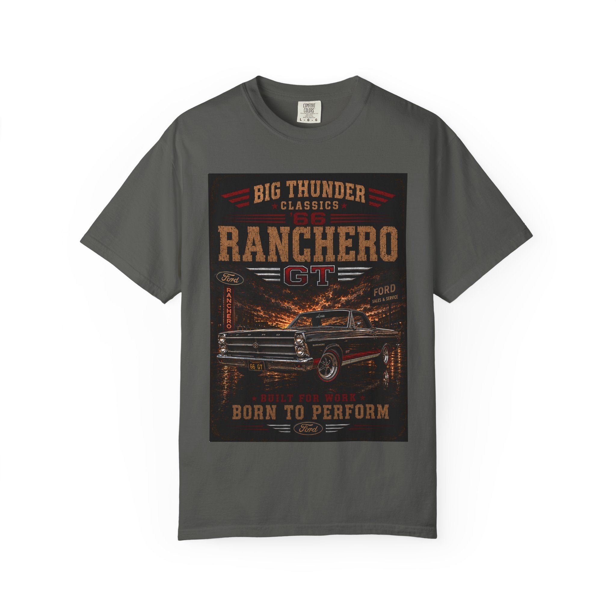 Ranchero Vintage Car Tee | Classic Muscle Car Born to Perform