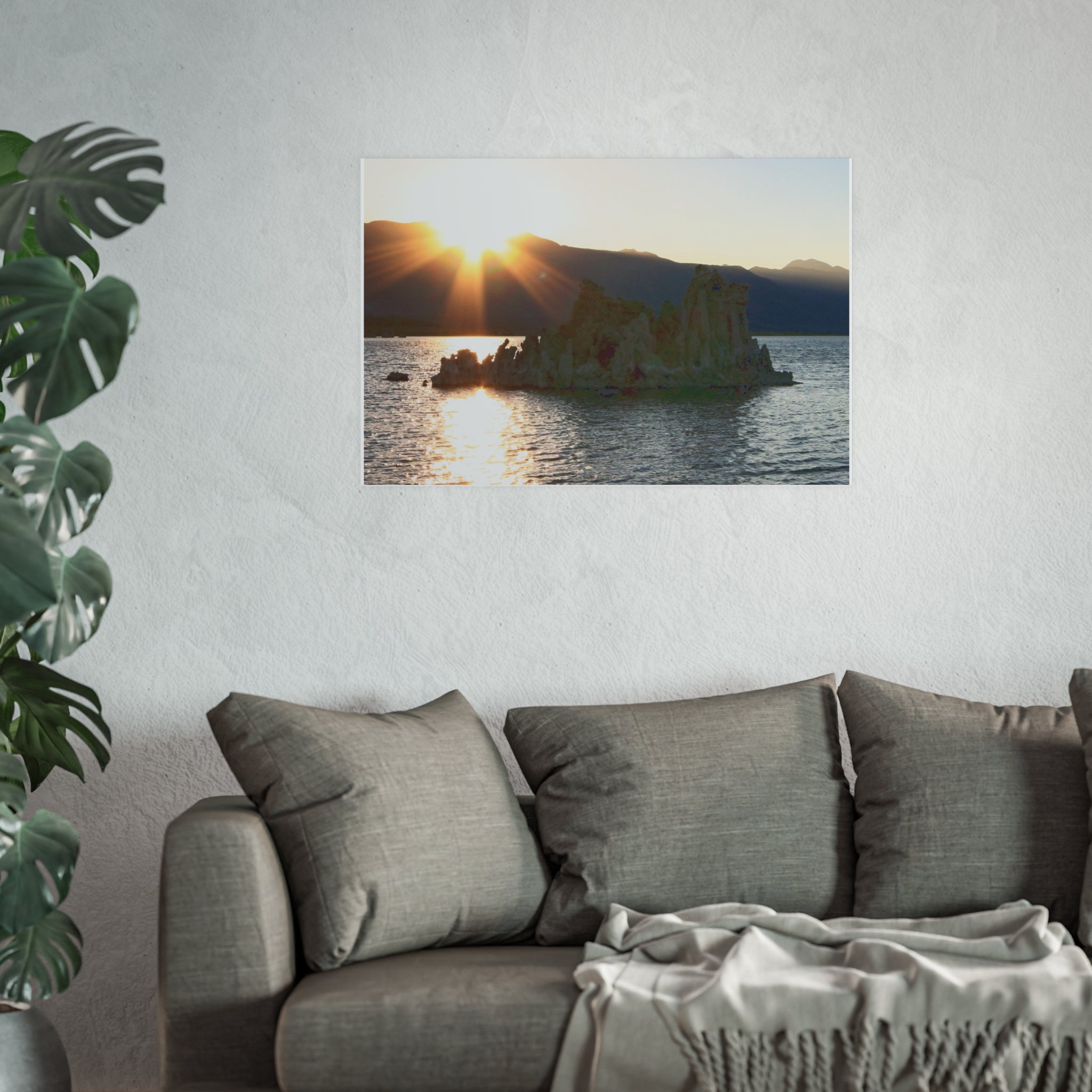 Mono Lake Sunset - Tufa Towers Landscape Photography Print - Eastern Sierra Wall Art