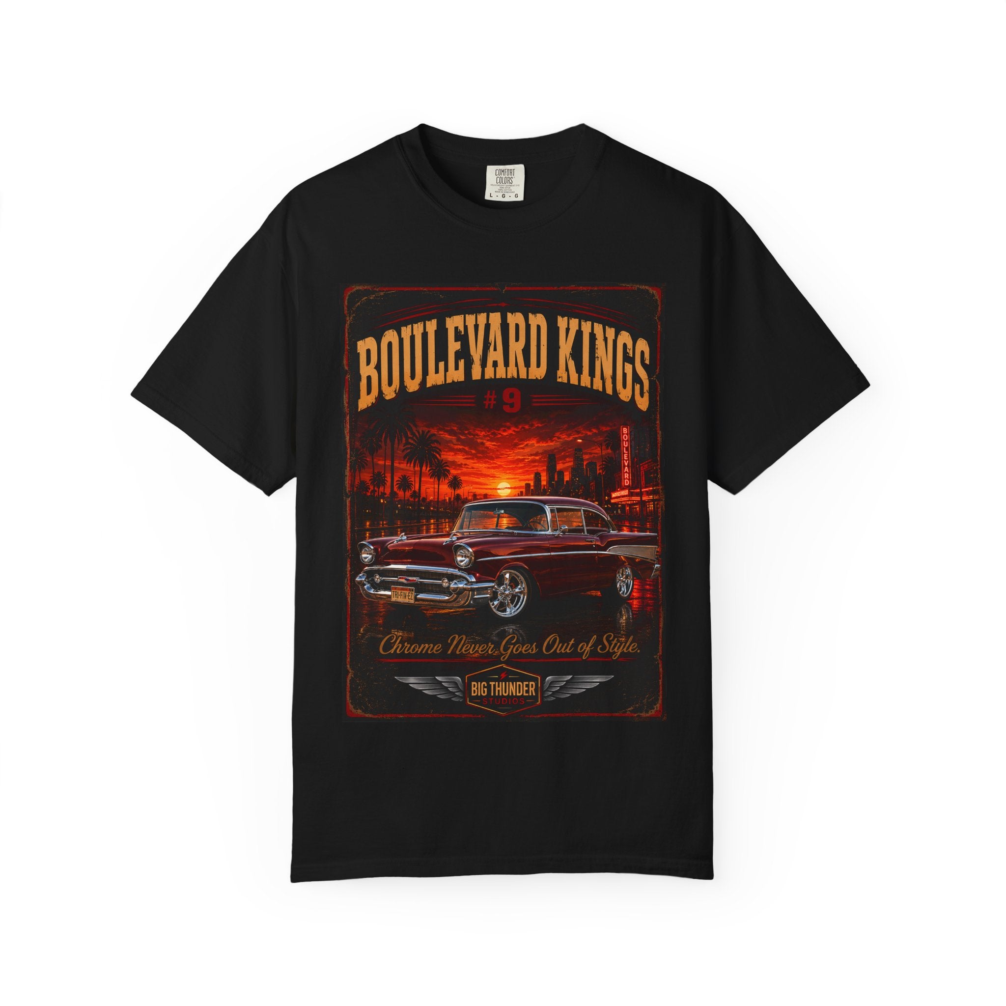 classic car shirt, muscle car shirt, lowrider shirt, car guy shirt, car dad gift, retro car shirt, race car shirt, boulevard kings #9