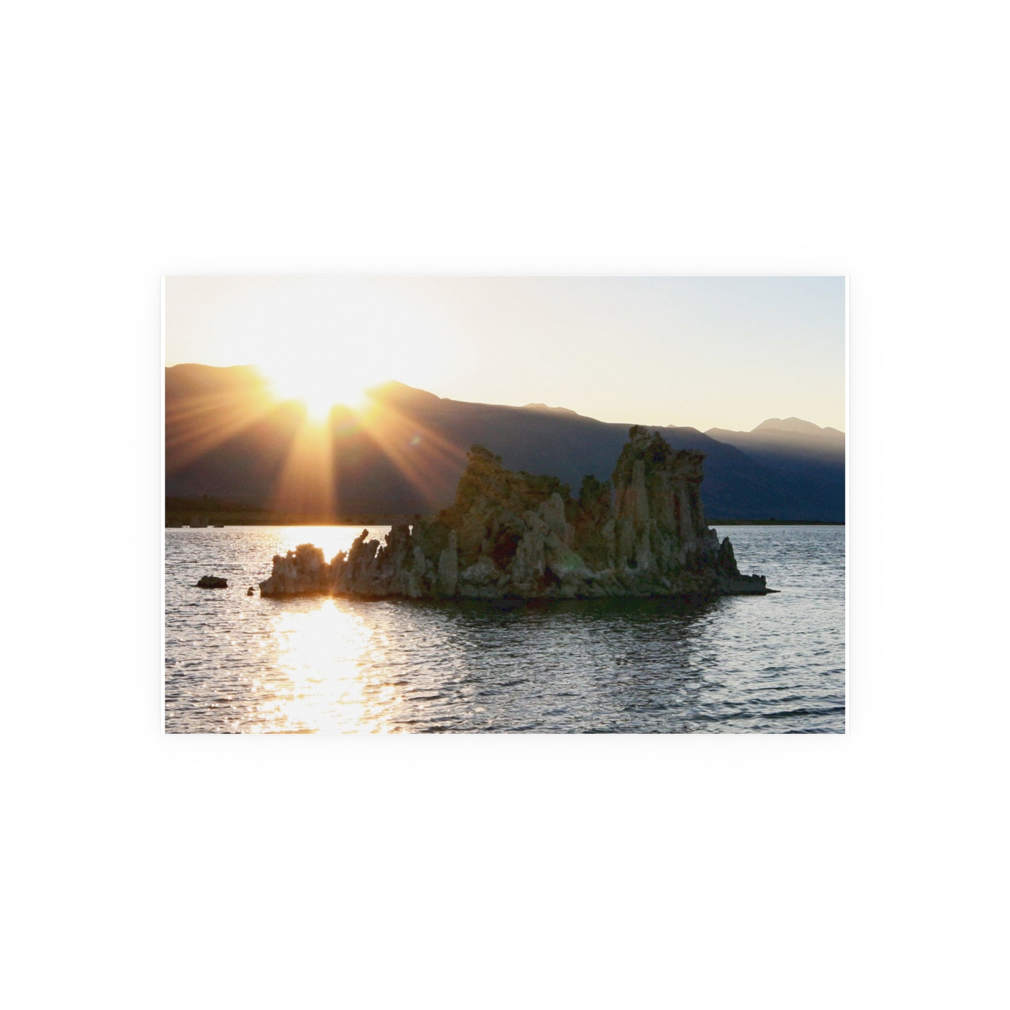 Mono Lake Sunset - Tufa Towers Landscape Photography Print - Eastern Sierra Wall Art