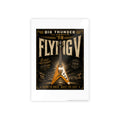 Flying V Guitar Poster Gloss Poster | Vintage Rock Music Wall Art