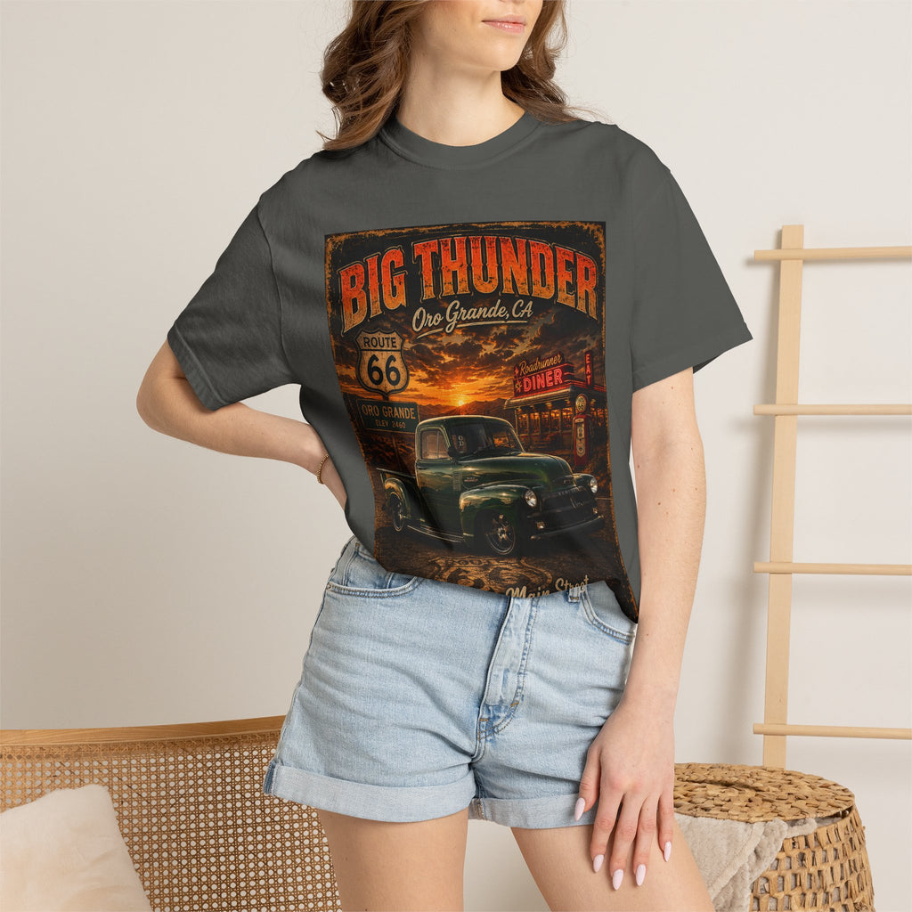 Big Thunder Vintage Truck Route 66 Graphic T-Shirt