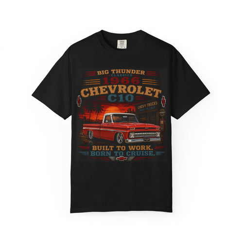 1966 Chevrolet C10 Truck T-shirt | Vintage Pickup Truck Graphic Tee