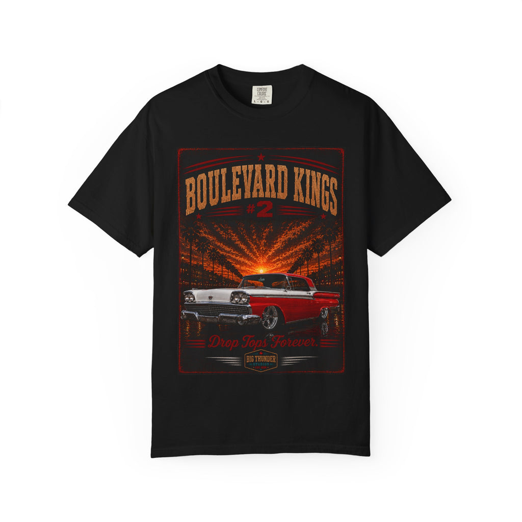 Big Thunder Boulevard Kings #2 Classic Convertible Car T-Shirt