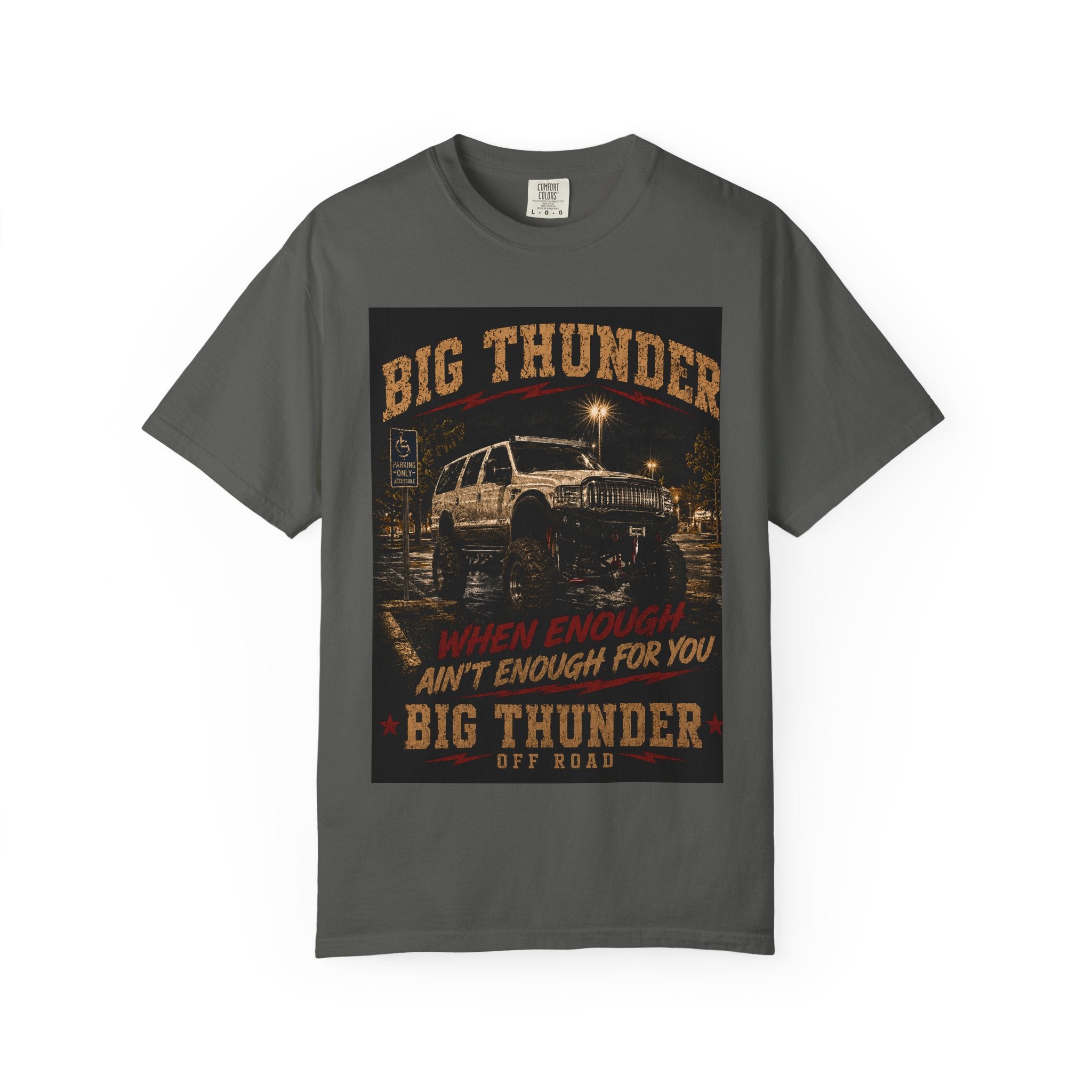 Big Thunder Off Road Truck T-Shirt | Vintage SUV Graphic