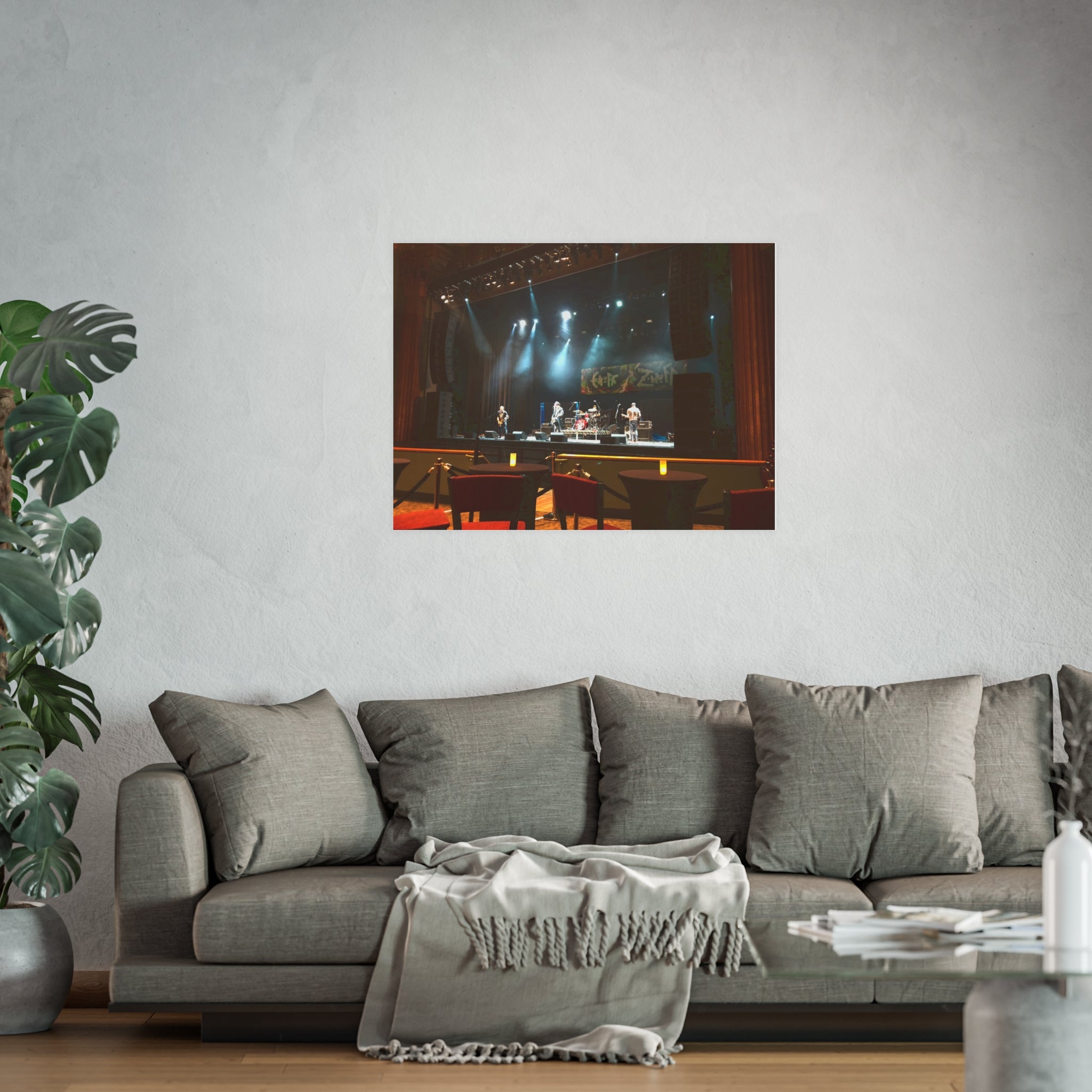 Enuf Z'Nuf at the Wiltern Theatre sound check - Signed Fine Art Print
