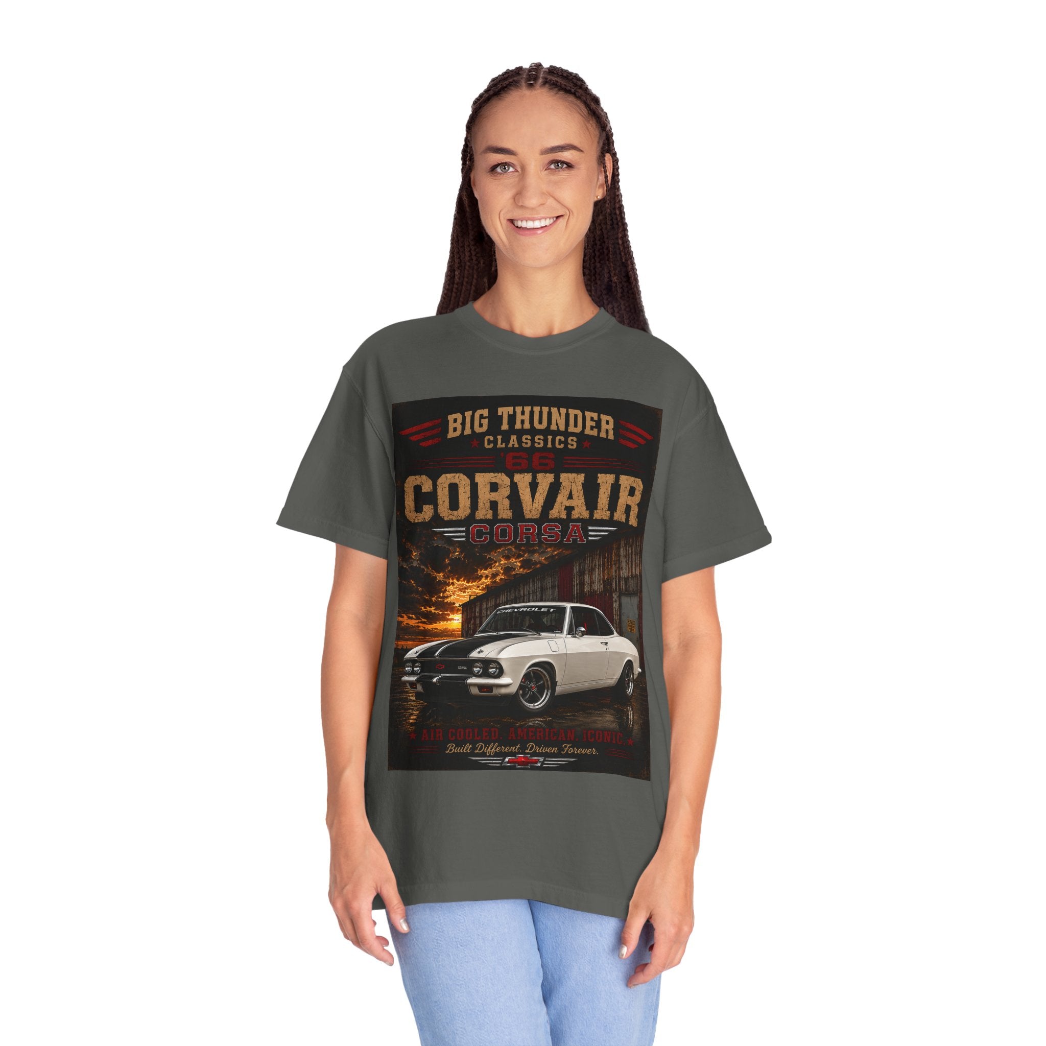 Corvair Classic Car Poster T-Shirt | Big Thunder Classics, Vintage Muscle