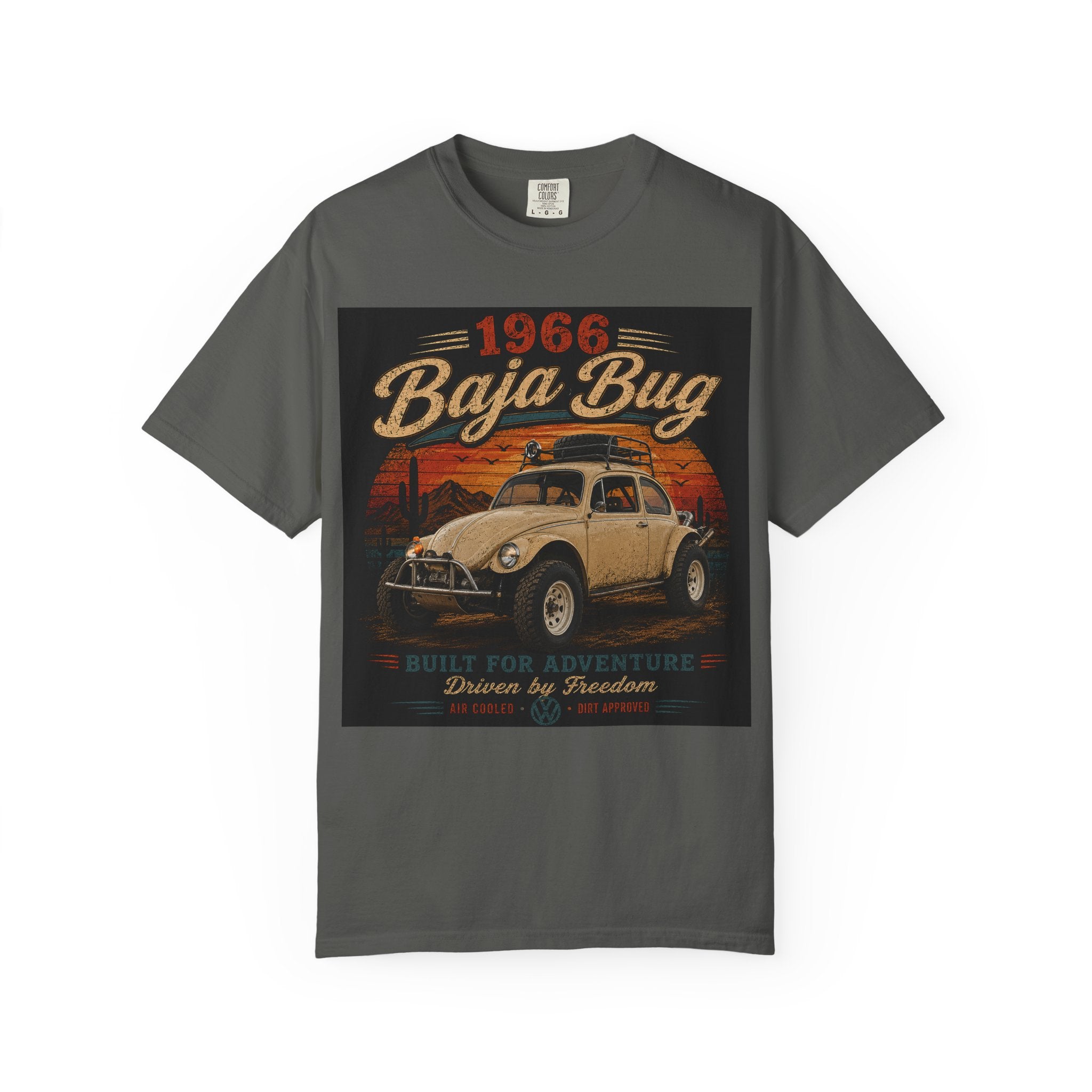 1966 Baja Bug Vintage VW Beetle T-Shirt | Off-Road Classic Car Tee