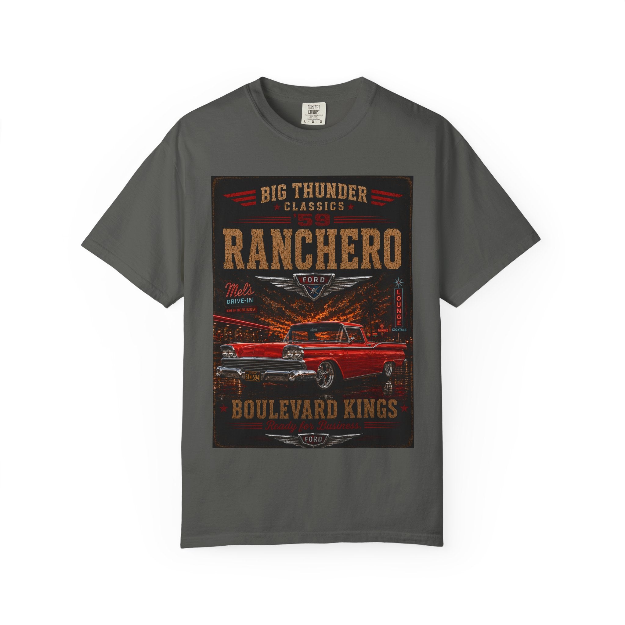 59 Ranchero Classic Truck T-shirt | Vintage Boulevard Kings Car Design
