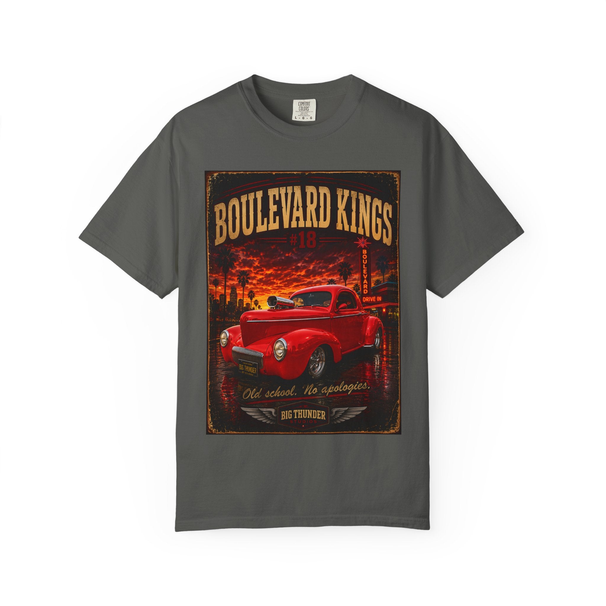 classic car shirt, muscle car shirt, lowrider shirt, car guy shirt, car dad gift, retro car shirt, race car shirt, boulevard kings #18