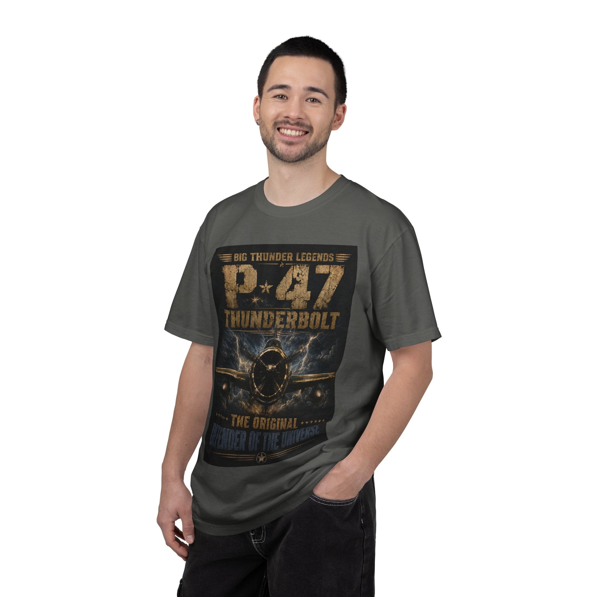 P-47 Thunderbolt Plane T-Shirt | Vintage WWII Aircraft Poster