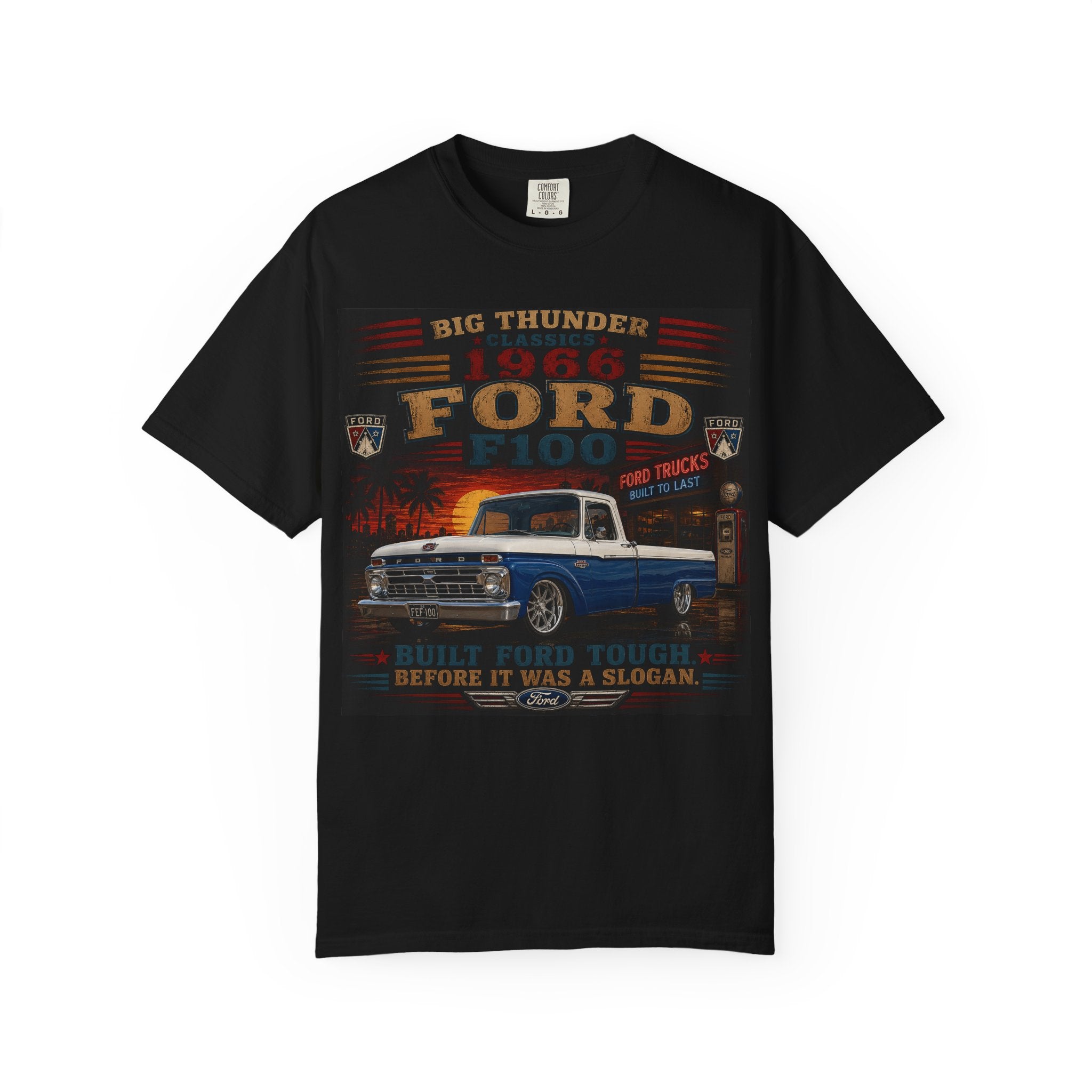 1966 Ford F100 Truck T-Shirt | Vintage Big Thunder Pickup Tee